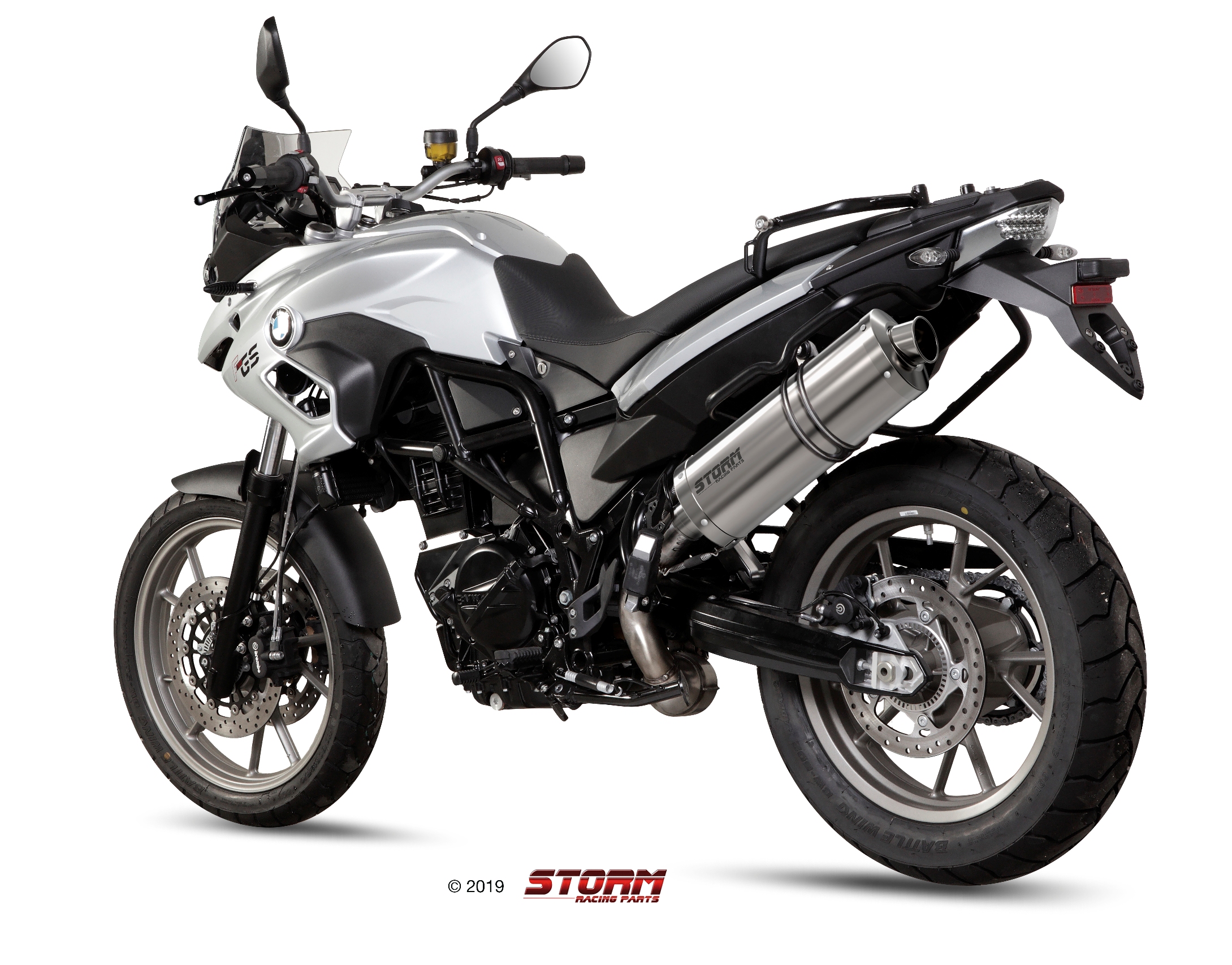 Scarico BMW F 700 GS Storm Oval Inox B.014.LX2