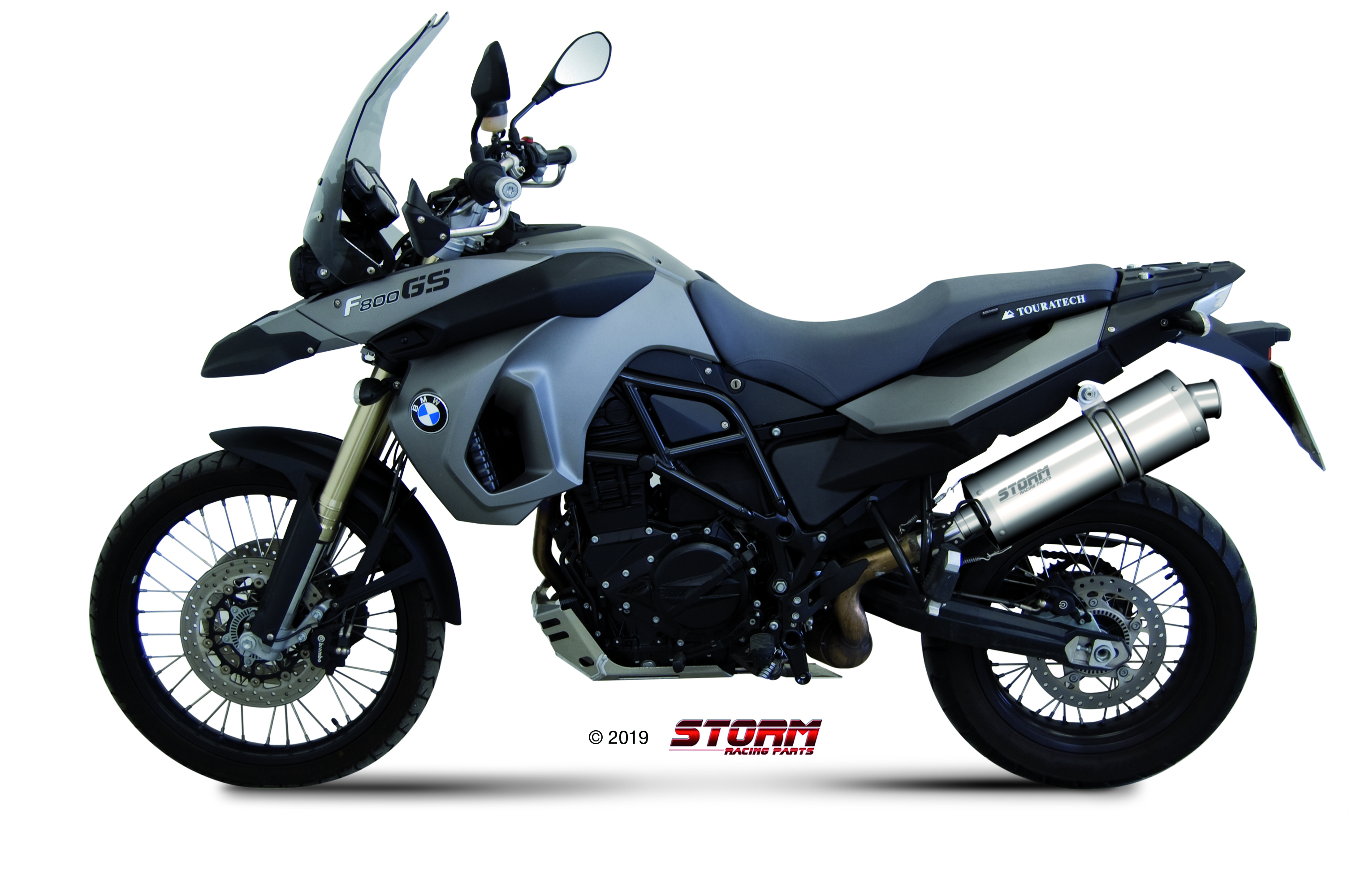 Scarico BMW F 800 GS Storm Oval Inox B.007.LX2