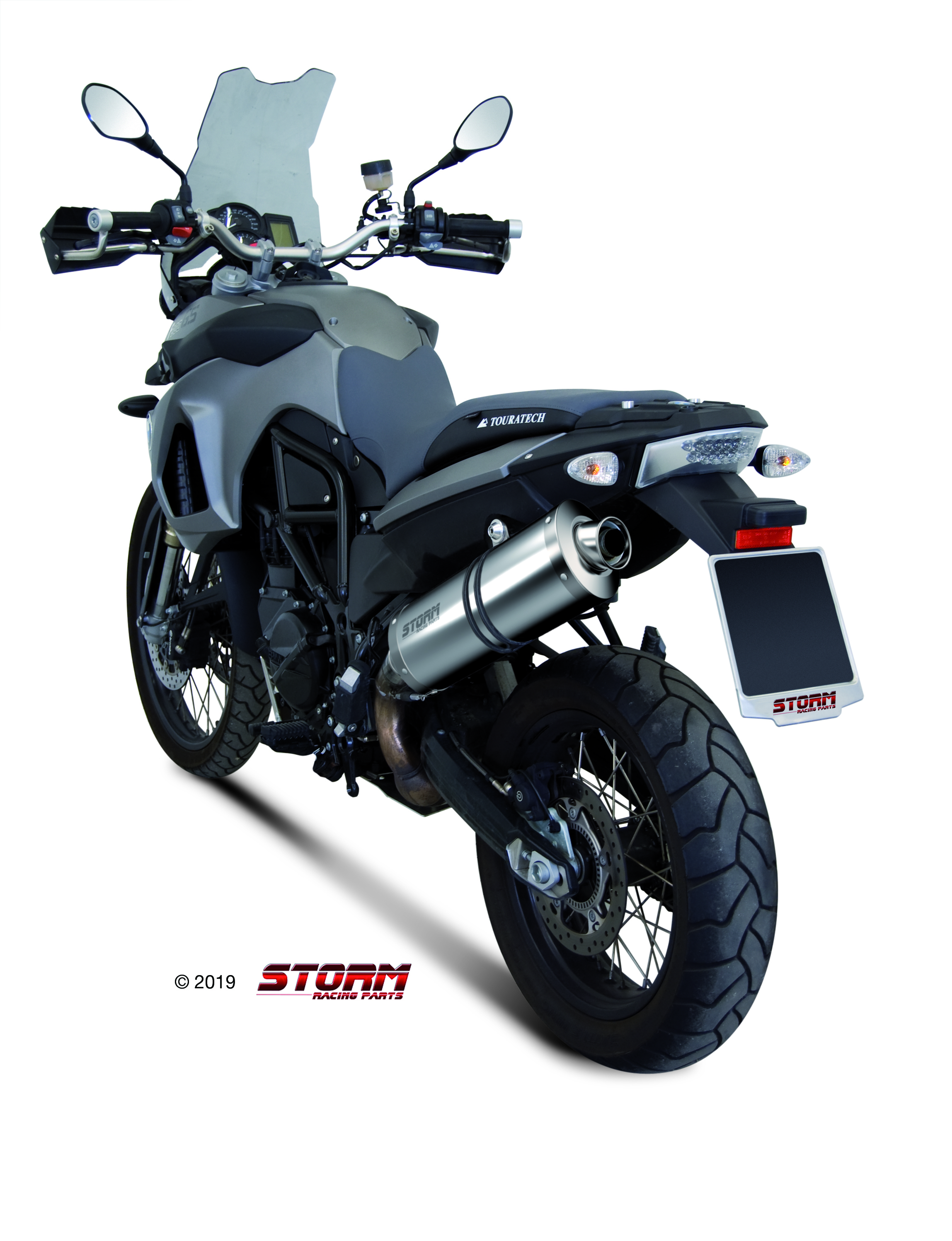 Scarico BMW F 800 GS Storm Oval Inox B.007.LX2