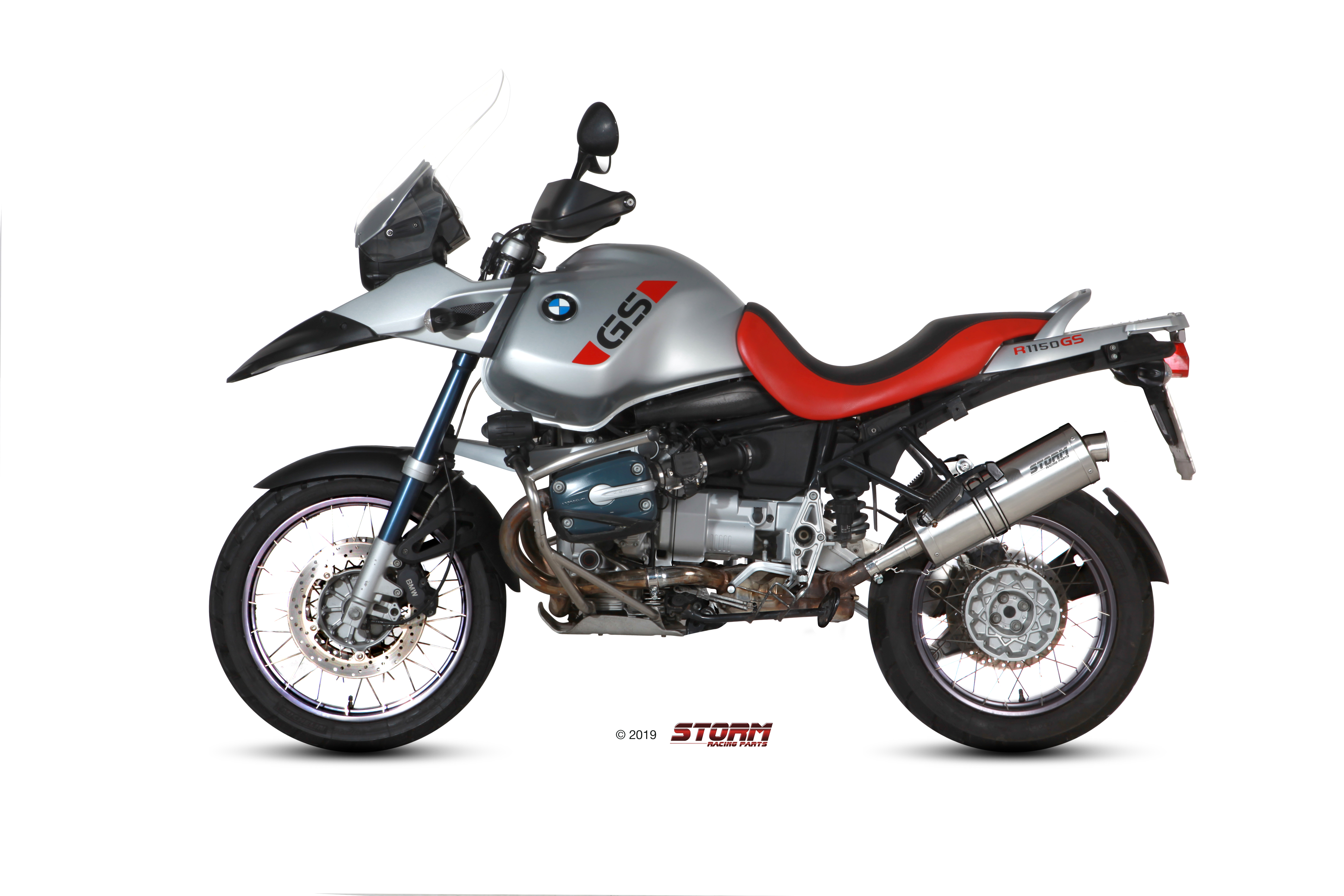 Scarico BMW R 1150 GS / ADVENTURE Storm Oval Inox B.015.LX2