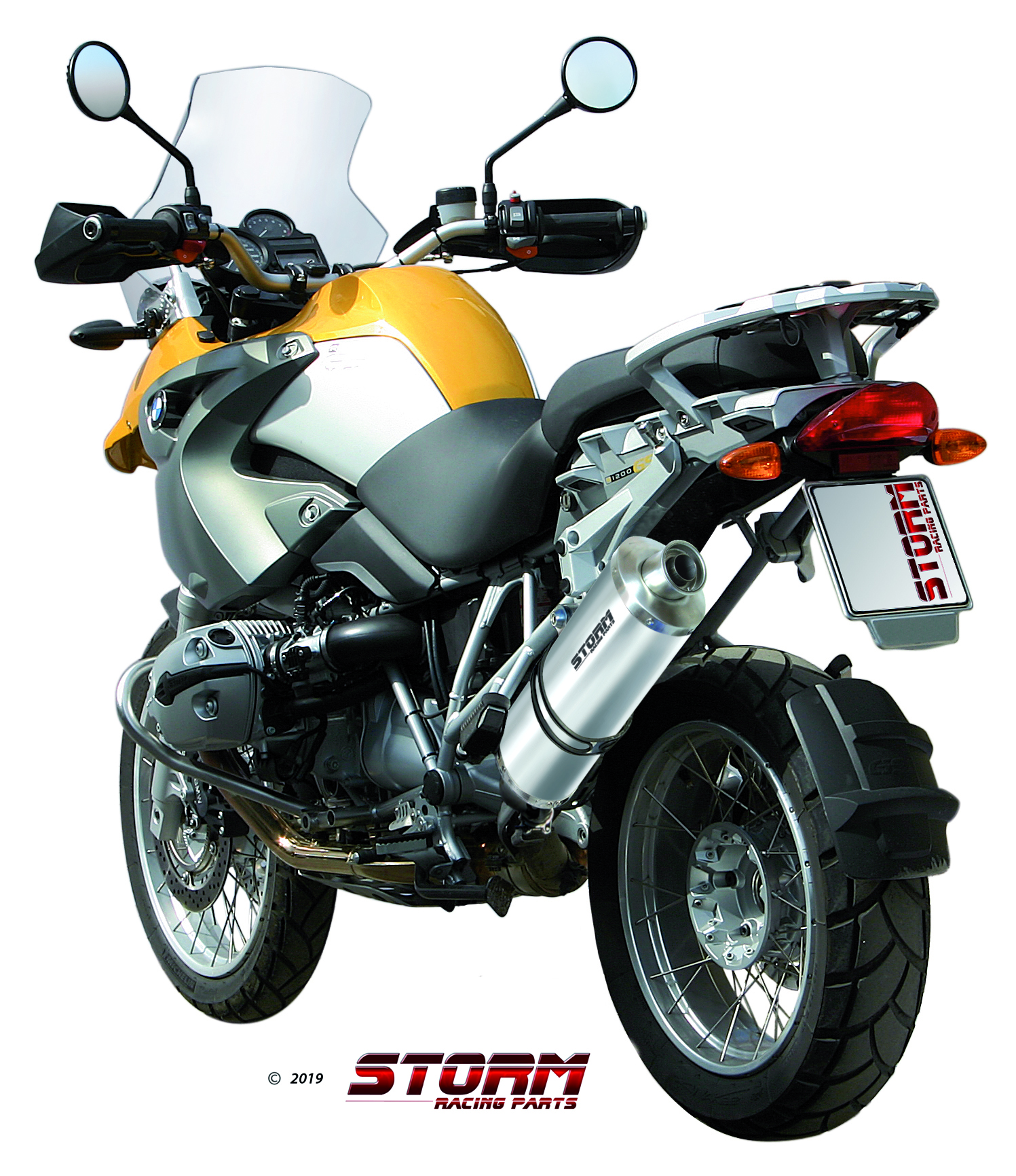 Scarico BMW R 1200 GS / ADVENTURE Storm Oval Inox B.002.LX2