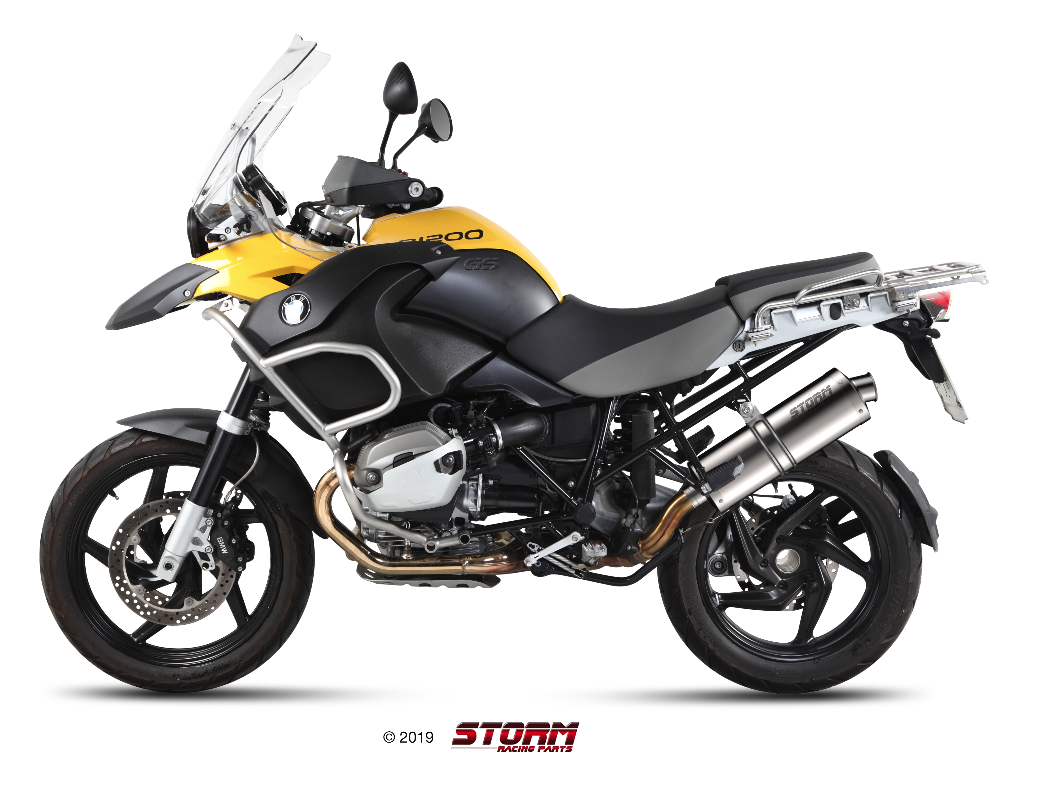 Scarico BMW R 1200 GS / ADVENTURE Storm Oval Inox B.012.LX2