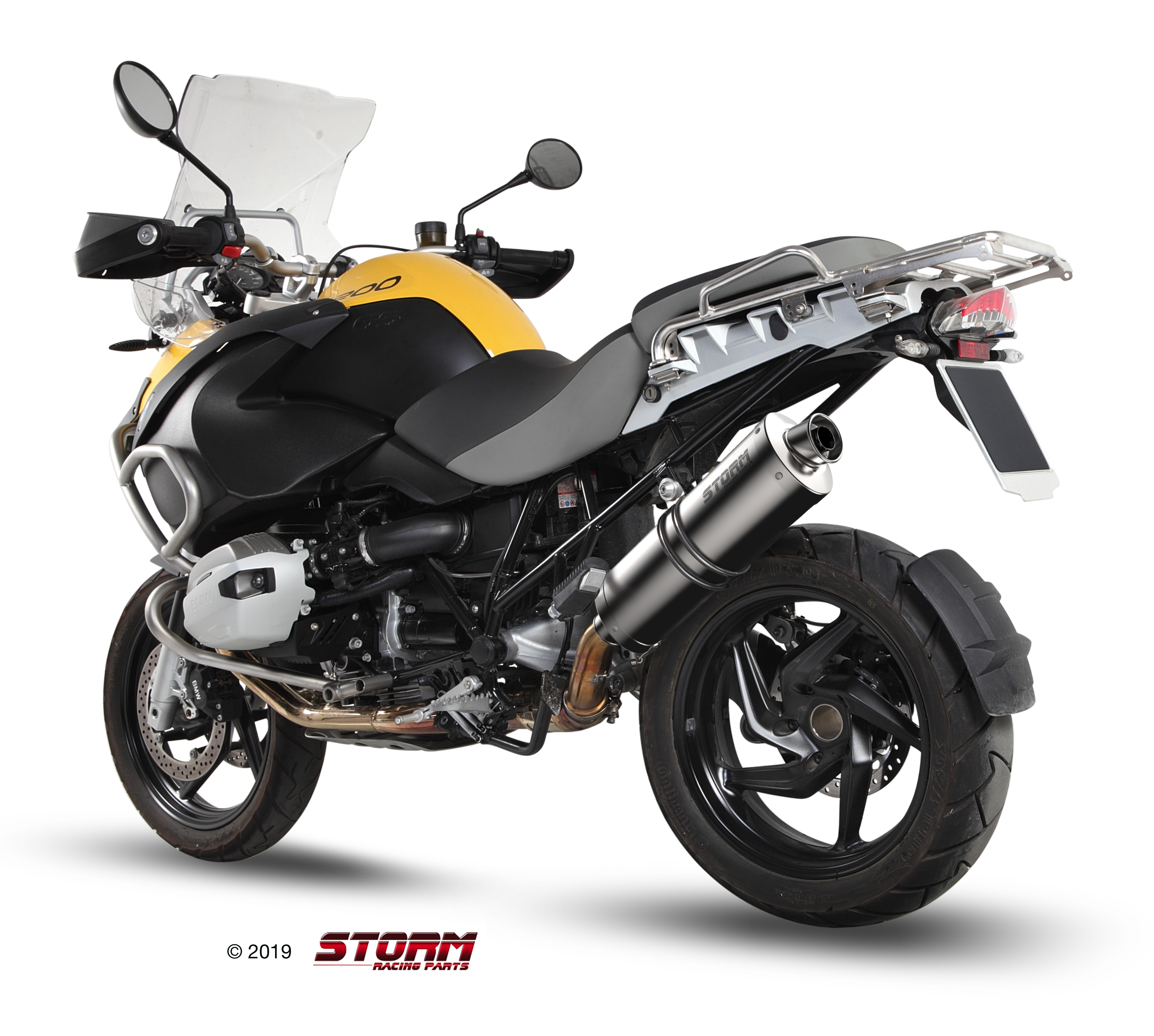 Scarico BMW R 1200 GS / ADVENTURE Storm Oval Inox B.012.LX2