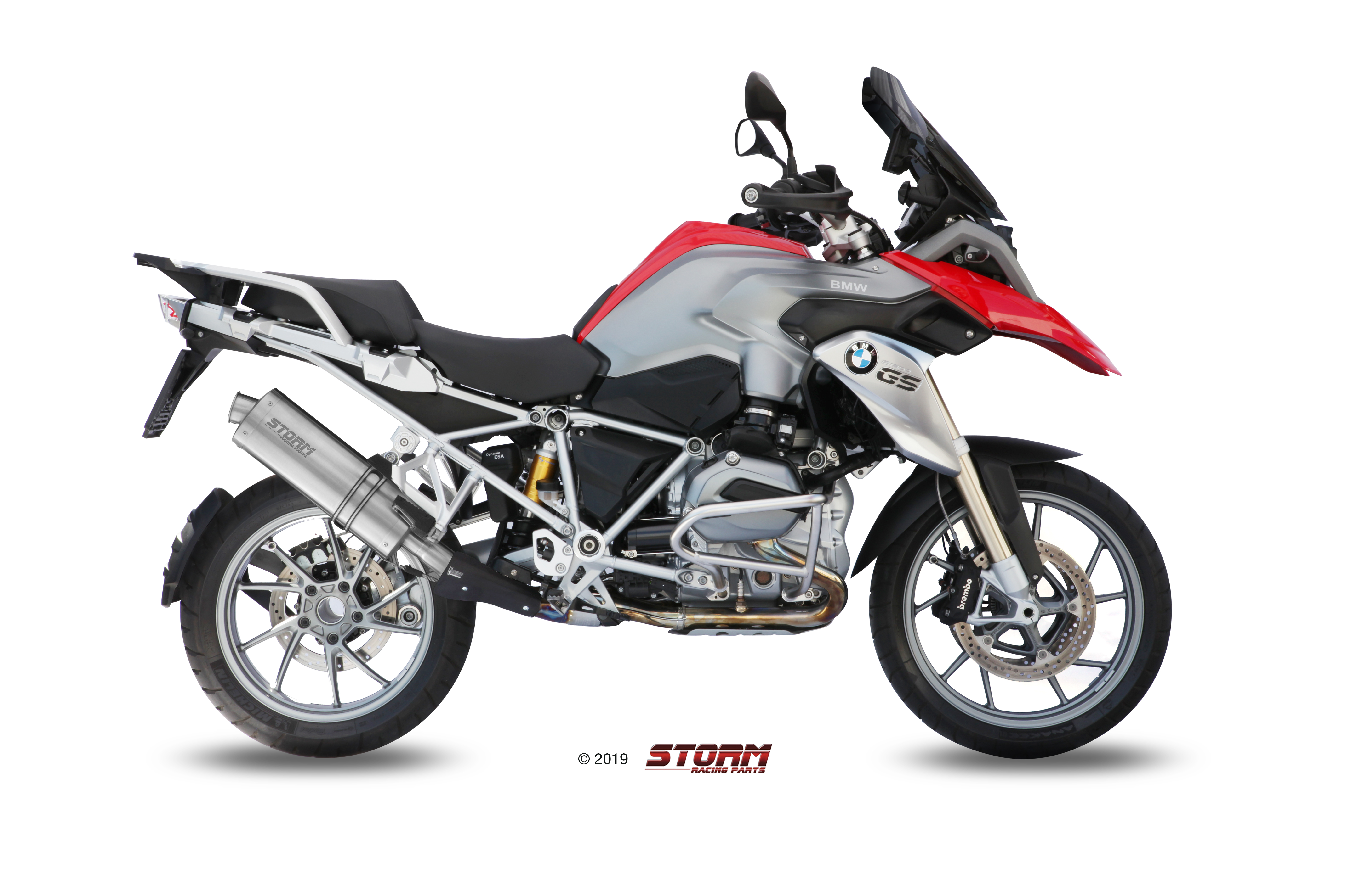 Scarico BMW R 1200 GS / ADVENTURE Storm Oval Inox B.016.LX2