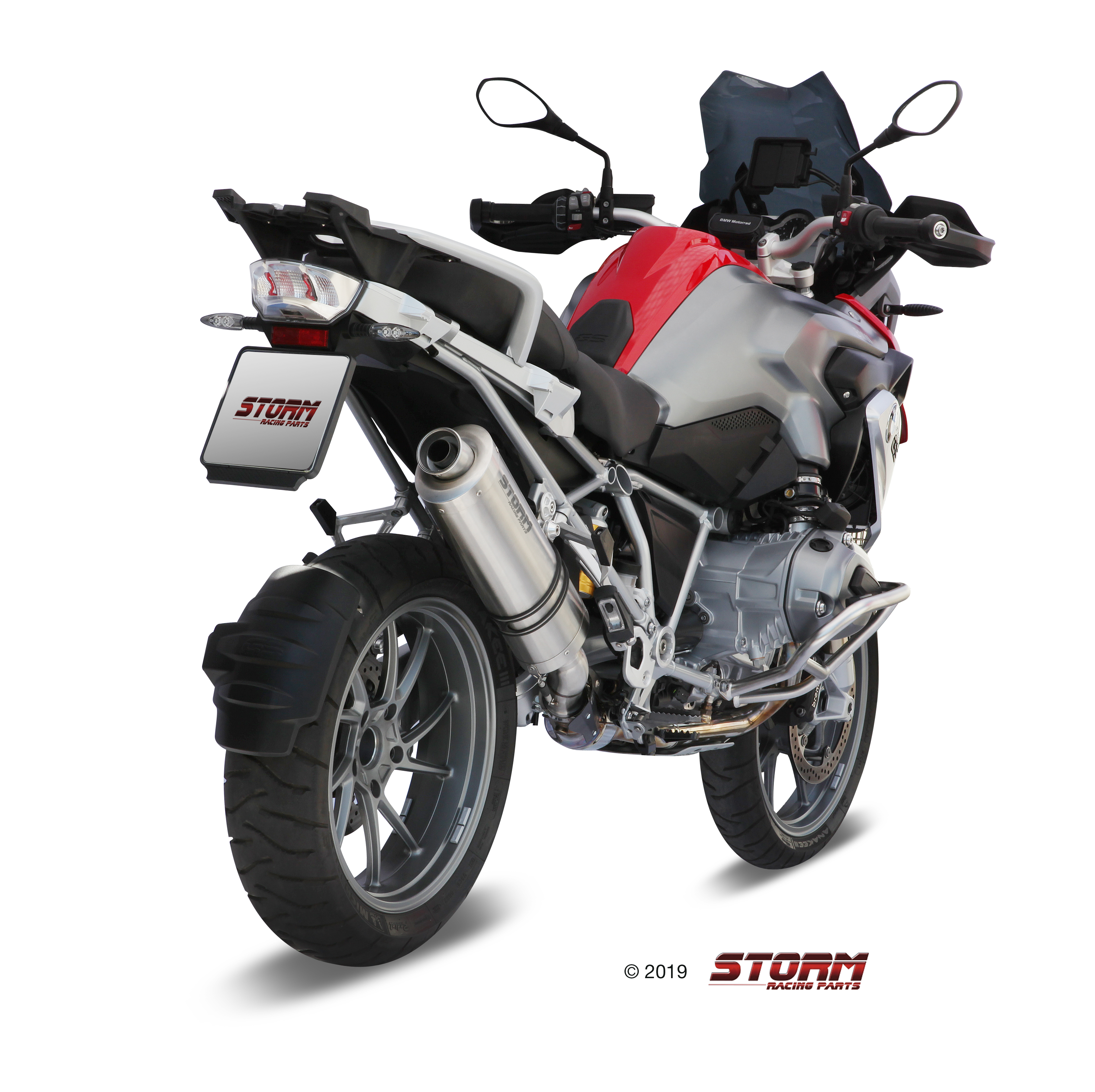 Scarico BMW R 1200 GS / ADVENTURE Storm Oval Inox B.016.LX2