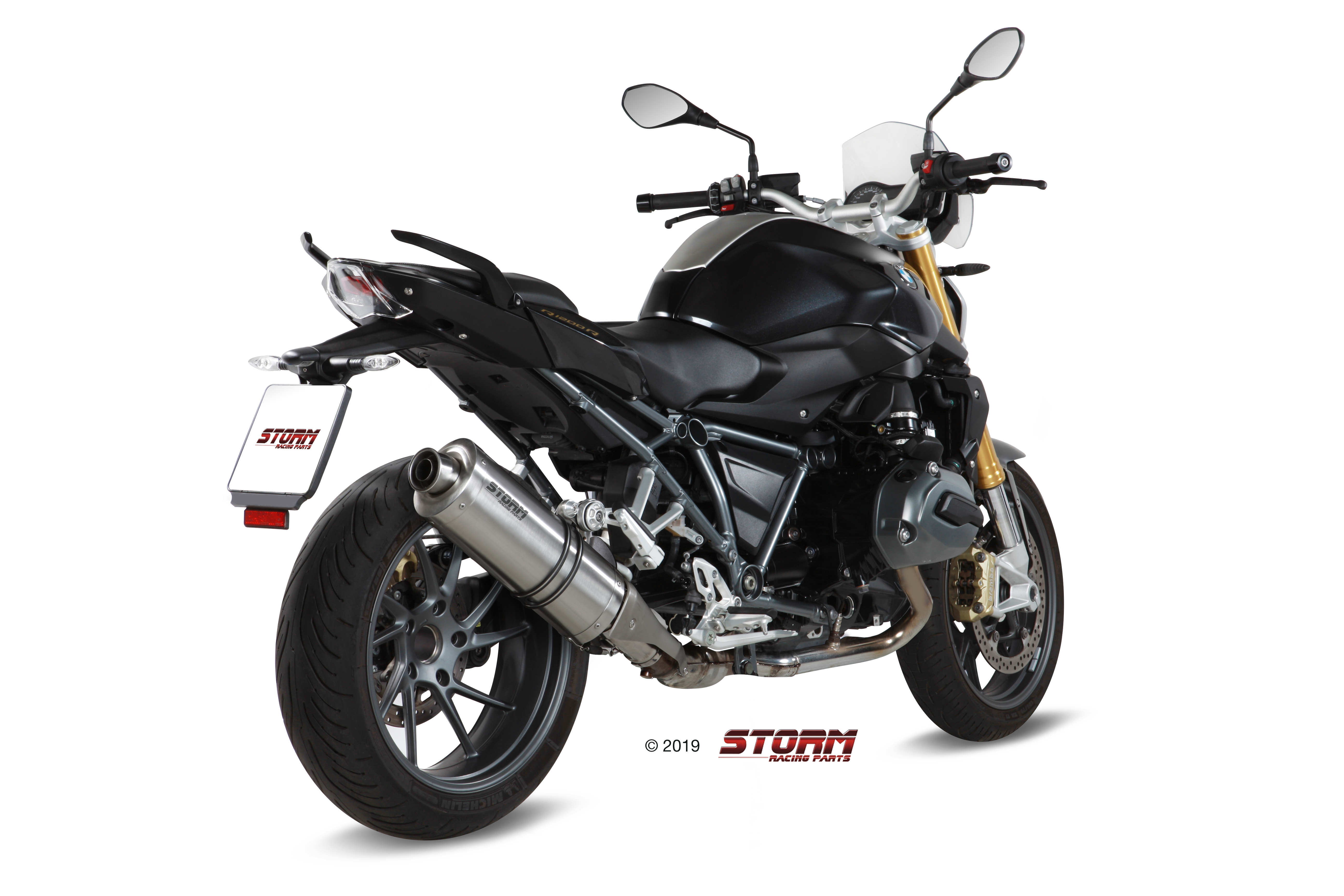 Scarico BMW R 1200 R Storm Oval Inox B.026.LX2