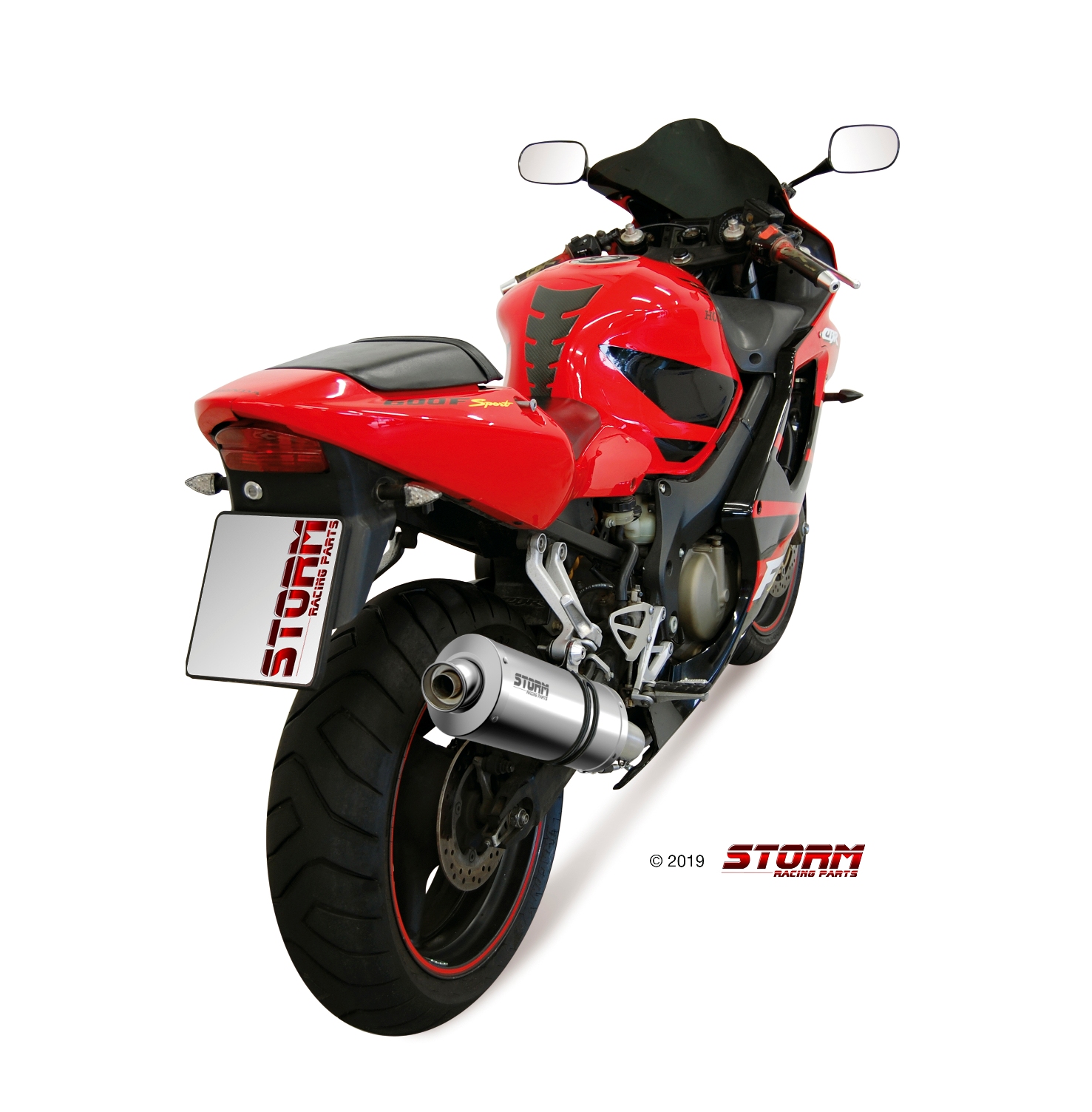 Scarico HONDA CBR 600 FS Storm Oval Inox H.014.LX1