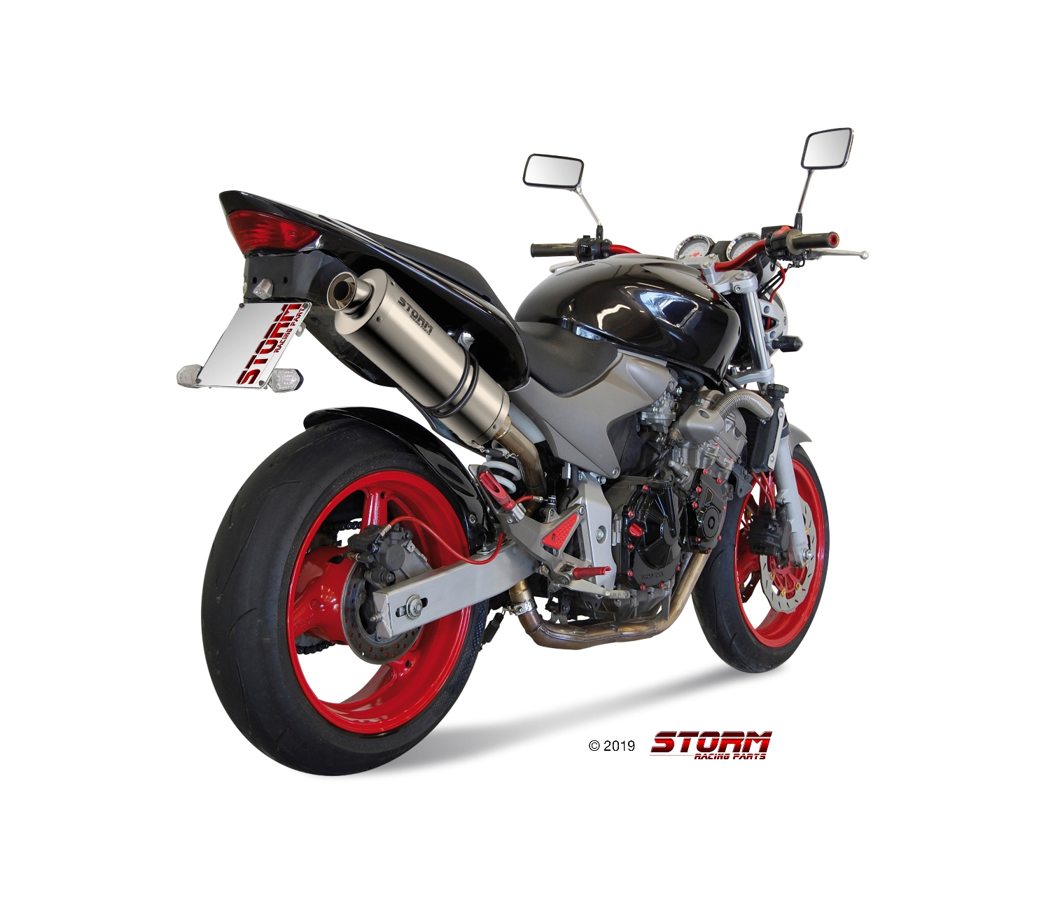 Scarico HONDA HORNET 600 Storm Oval Inox H.020.LX1