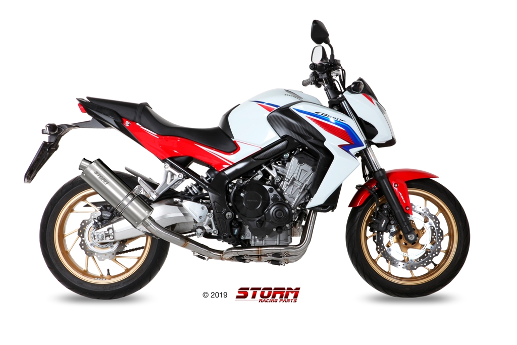 Scarico HONDA CB 650 F Storm Oval Inox H.055.LX1