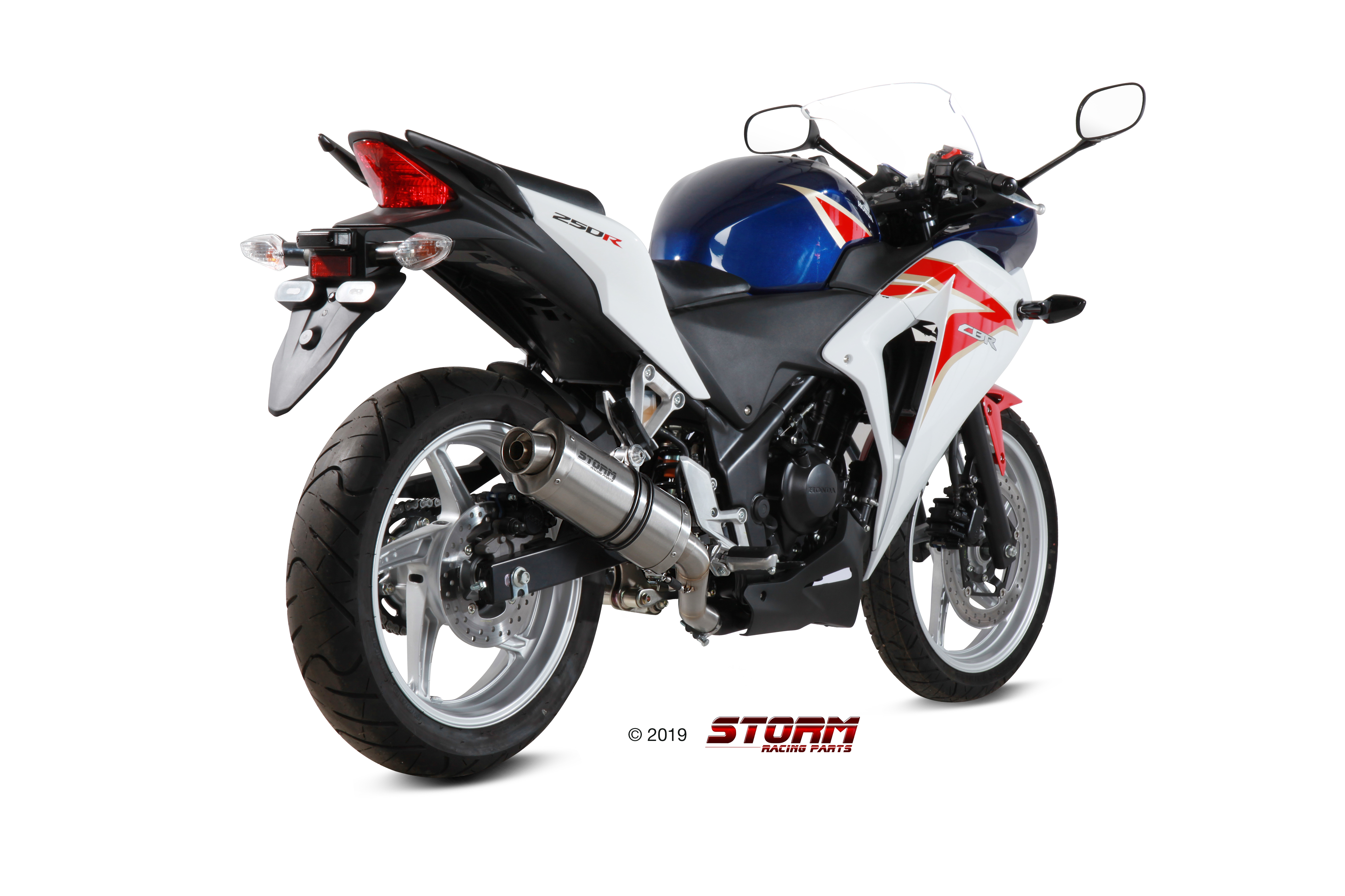 Scarico Honda CBR 250 R Storm Oval Inox H.047.LX1