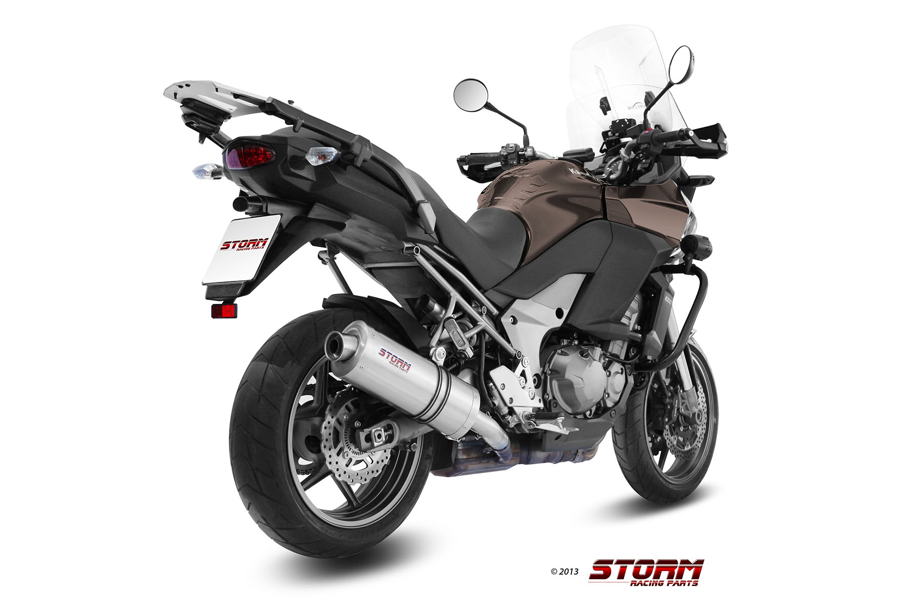 Scarico KAWASAKI VERSYS 1000 Storm Oval Inox K.034.LX2