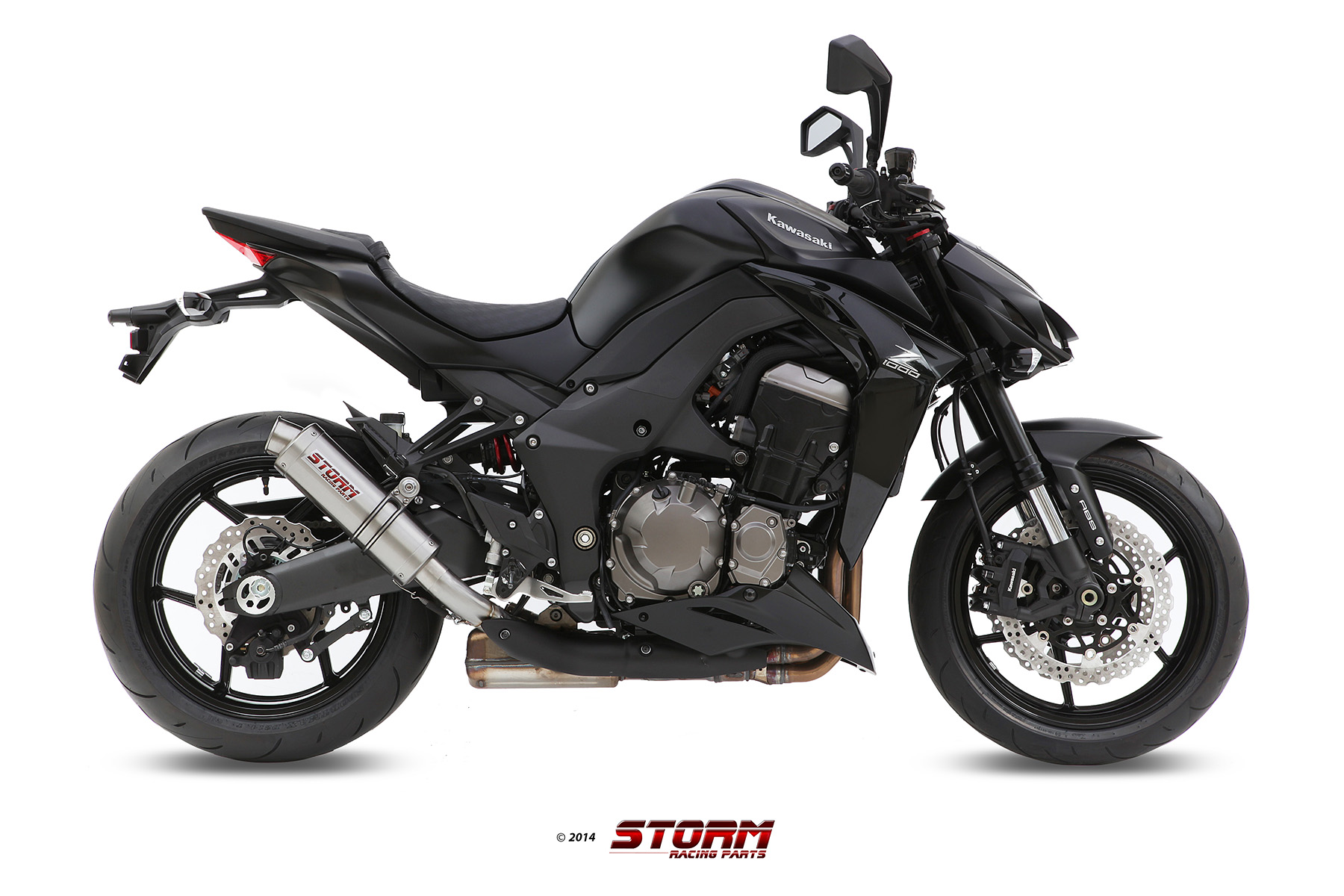 KAWASAKI Z 1000 Exhaust Storm Gp Stainless steel K.039.LXS