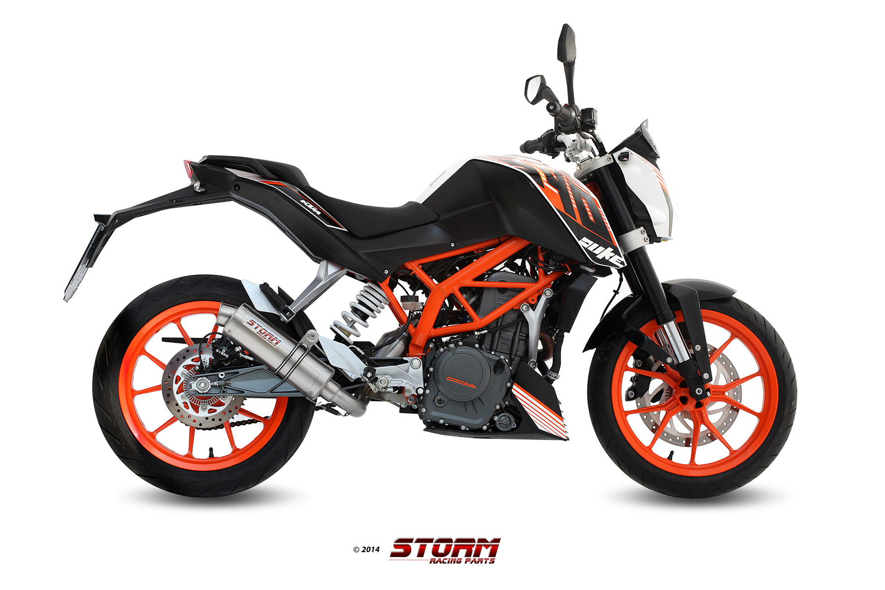 Scarico KTM 390 DUKE Storm Gp Inox KT.012.LXS