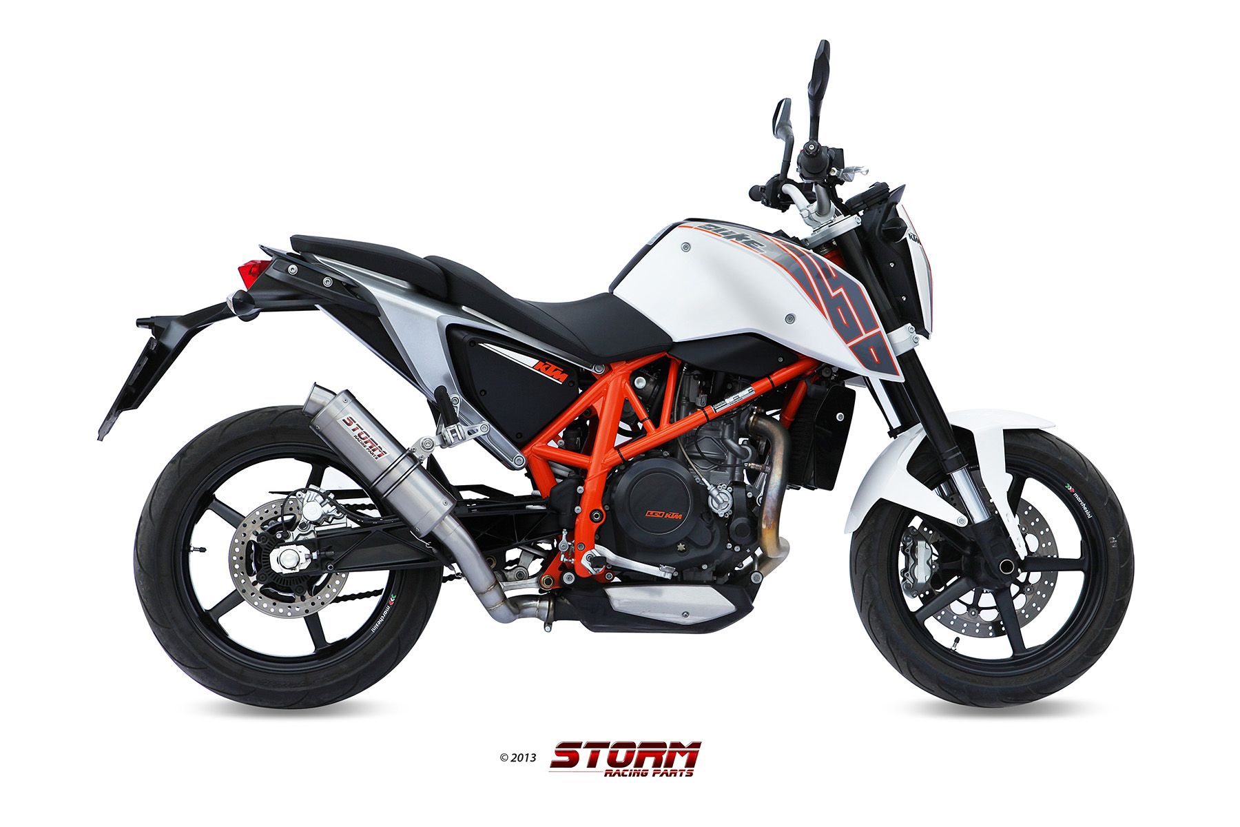 Scarico KTM 690 DUKE Storm Gp Inox KT.010.LXS