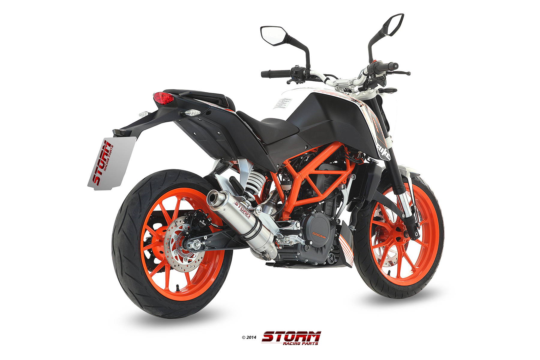 Scarico KTM 390 DUKE Storm Gp Inox KT.012.LXS