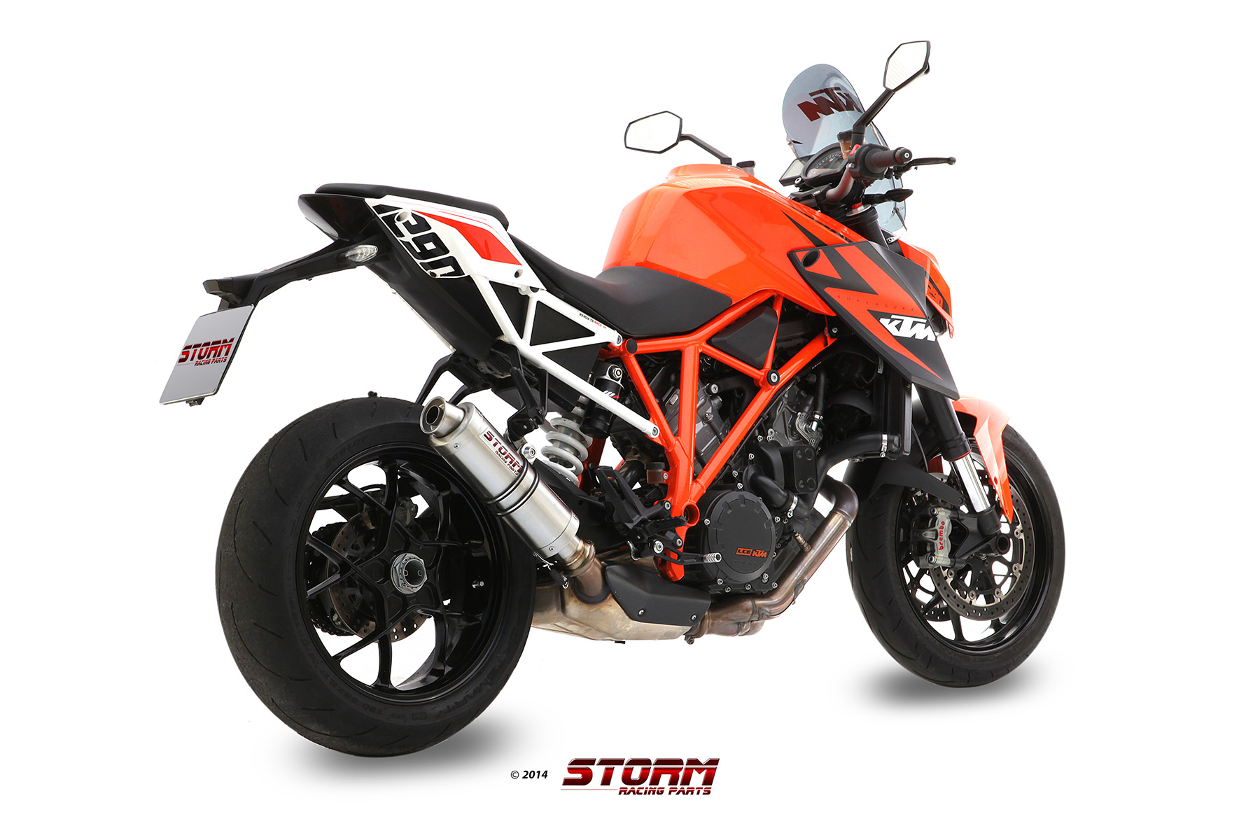 KTM 1290 SUPERDUKE Exhaust Storm Gp Stainless steel KT.014.LXS