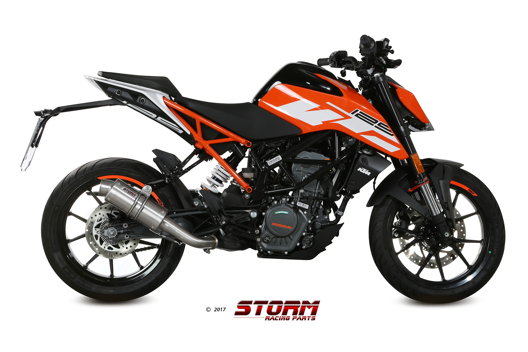 Scarico KTM 125 DUKE Storm Gp Inox KT.019.LXS