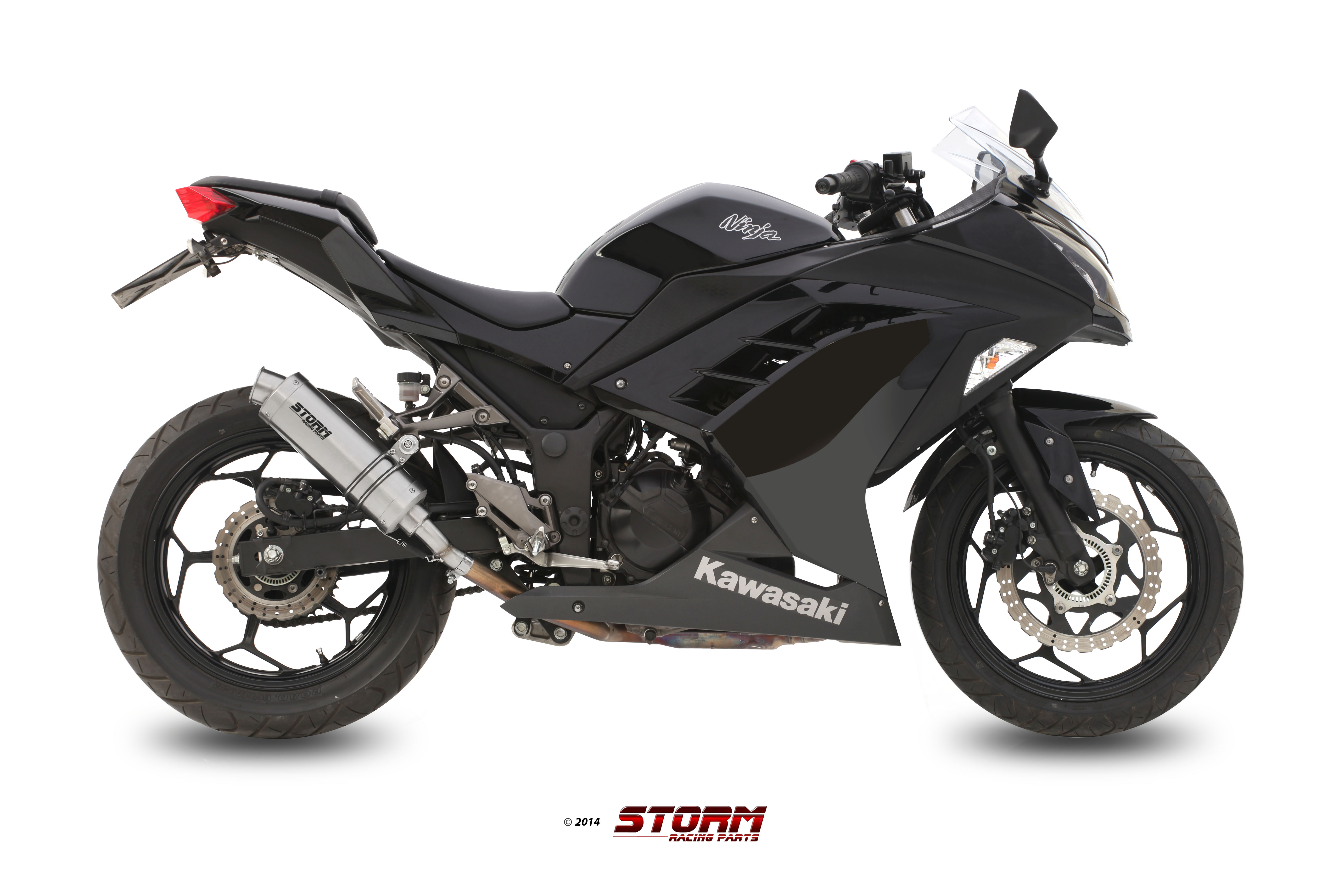 Scarico KAWASAKI NINJA 300 Storm Gp Inox K.038.LXS