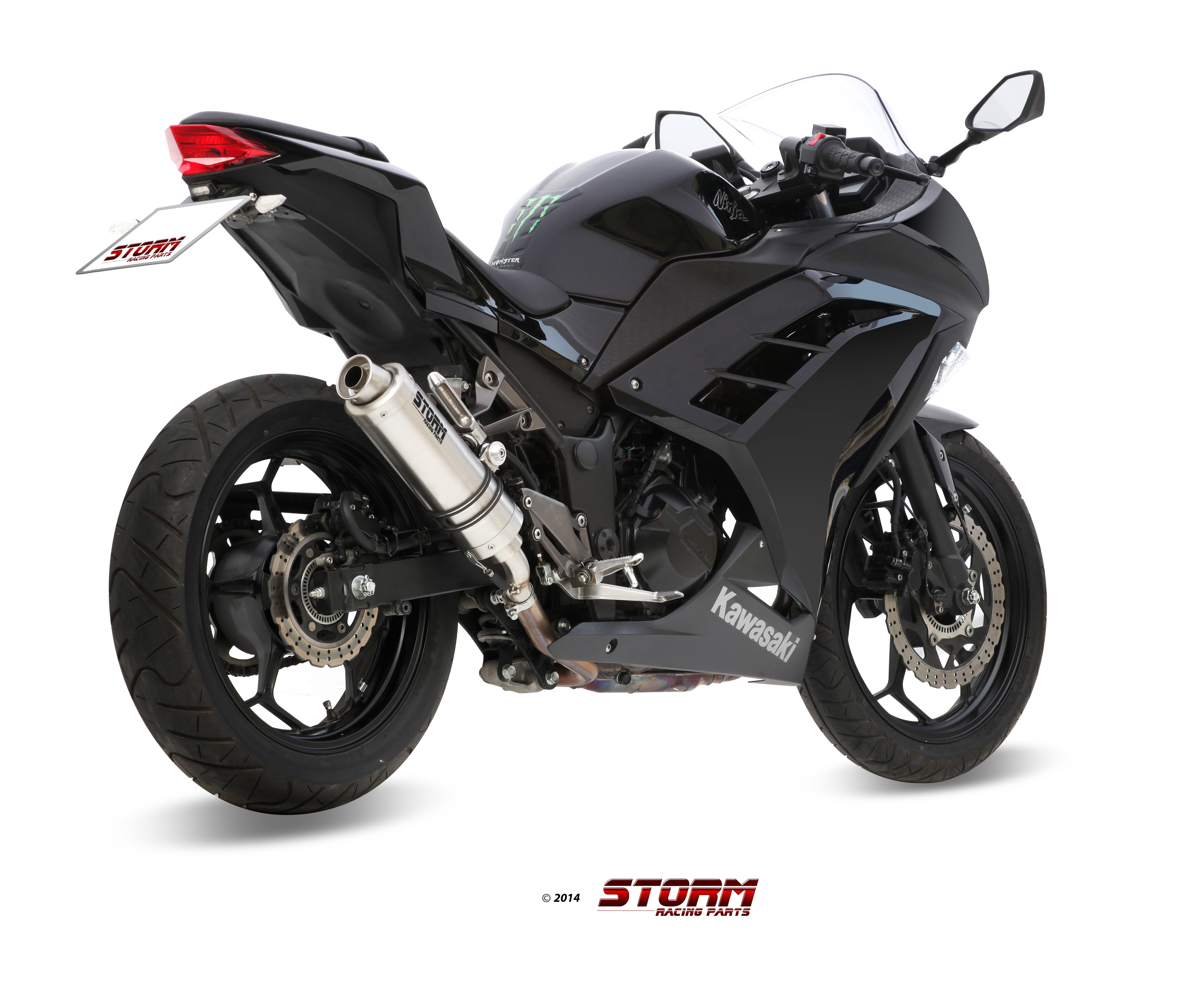 Scarico KAWASAKI NINJA 300 Storm Gp Inox K.038.LXS