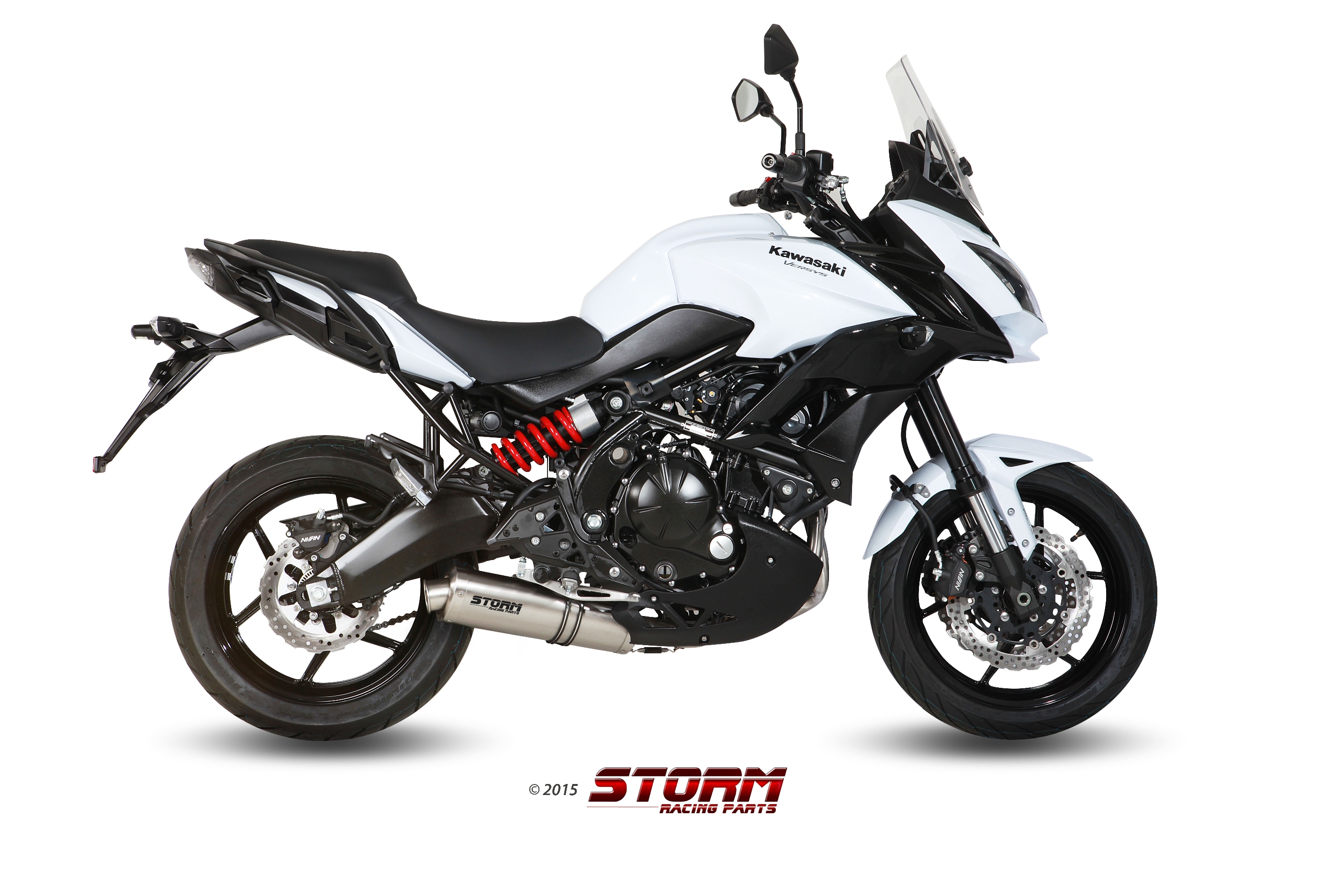 Scarico KAWASAKI VERSYS 650 Storm Oval Inox K.041.LX1