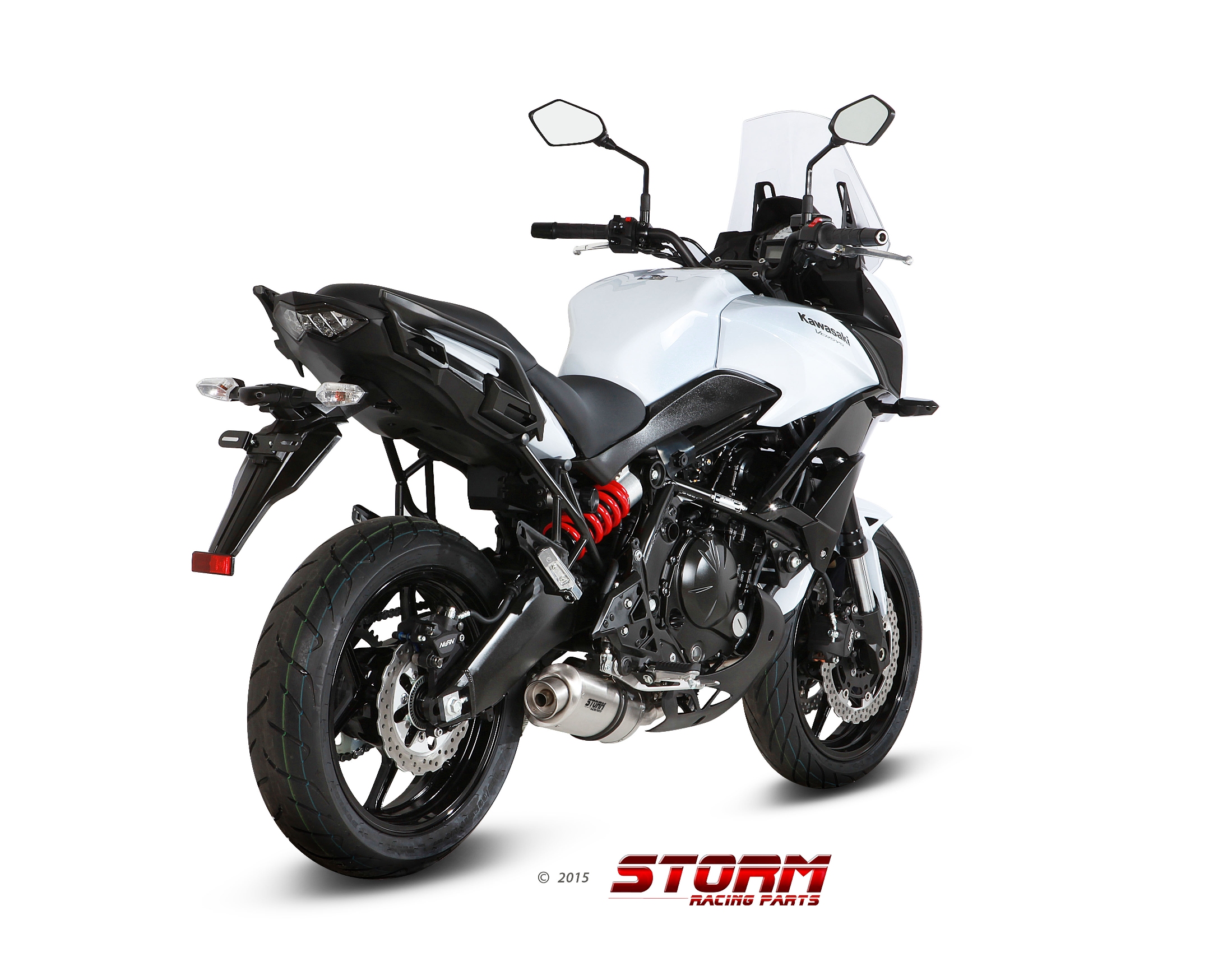 Scarico KAWASAKI VERSYS 650 Storm Oval Inox K.041.LX1