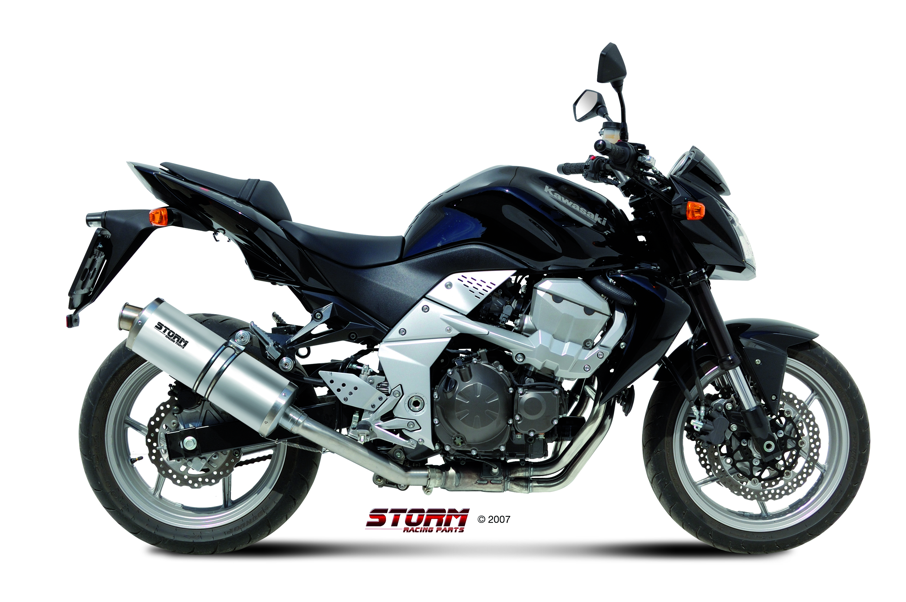 Scarico KAWASAKI Z 750 Storm Oval Inox K.018.LX2