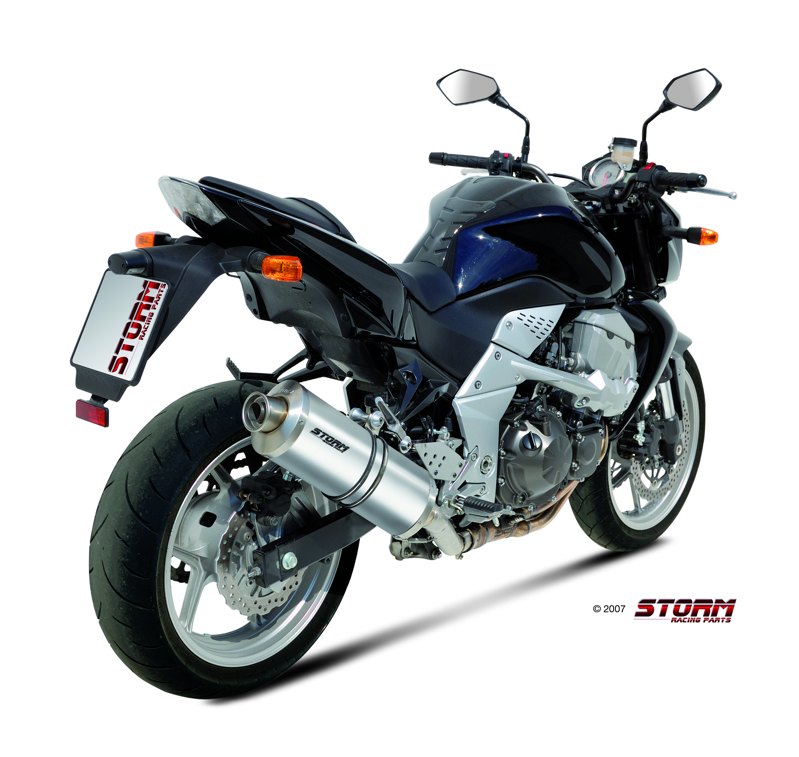 Scarico KAWASAKI Z 750 Storm Oval Inox K.018.LX2