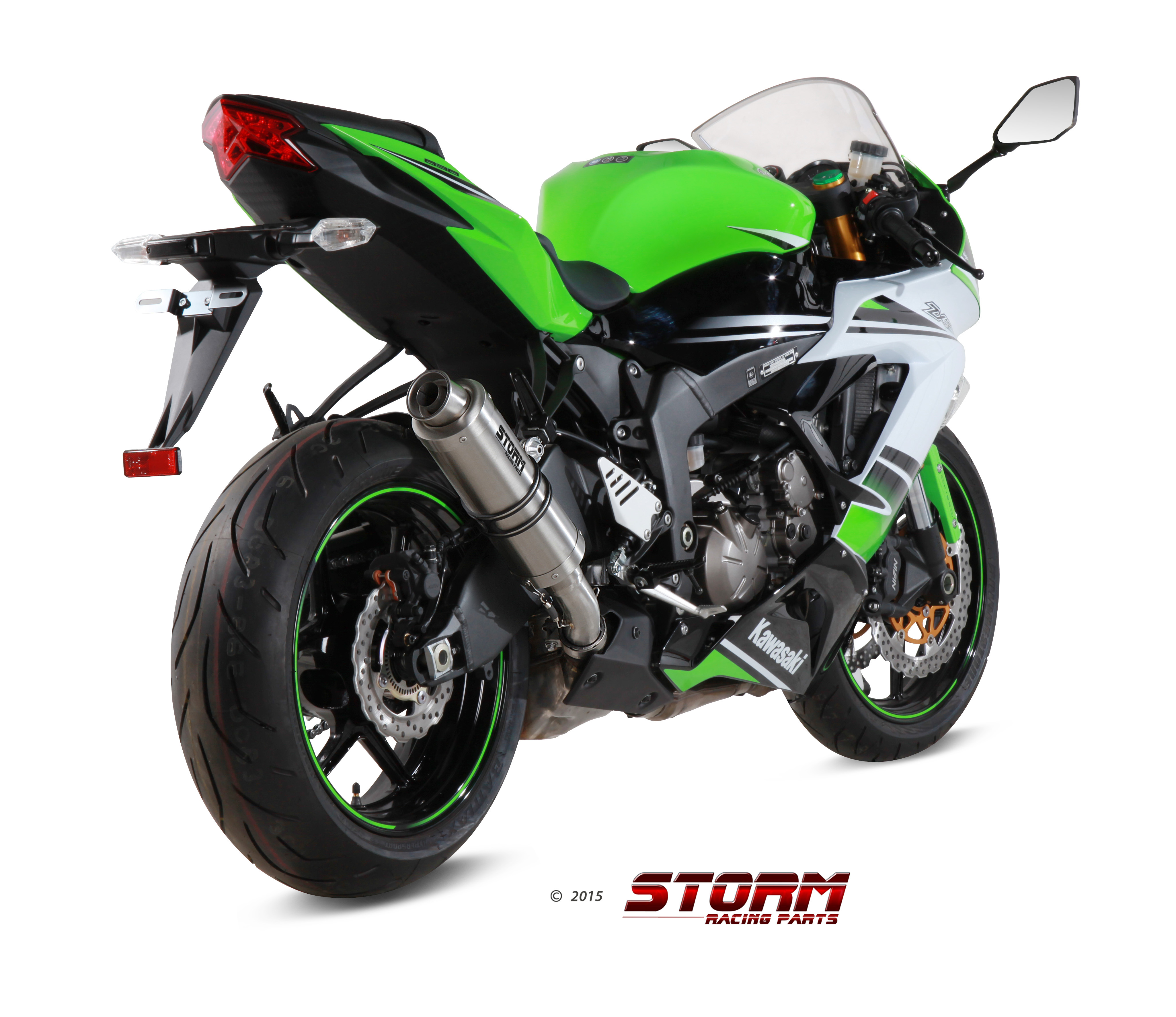 Scarico KAWASAKI ZX-6 R 636 Storm Gp Inox K.022.LXS