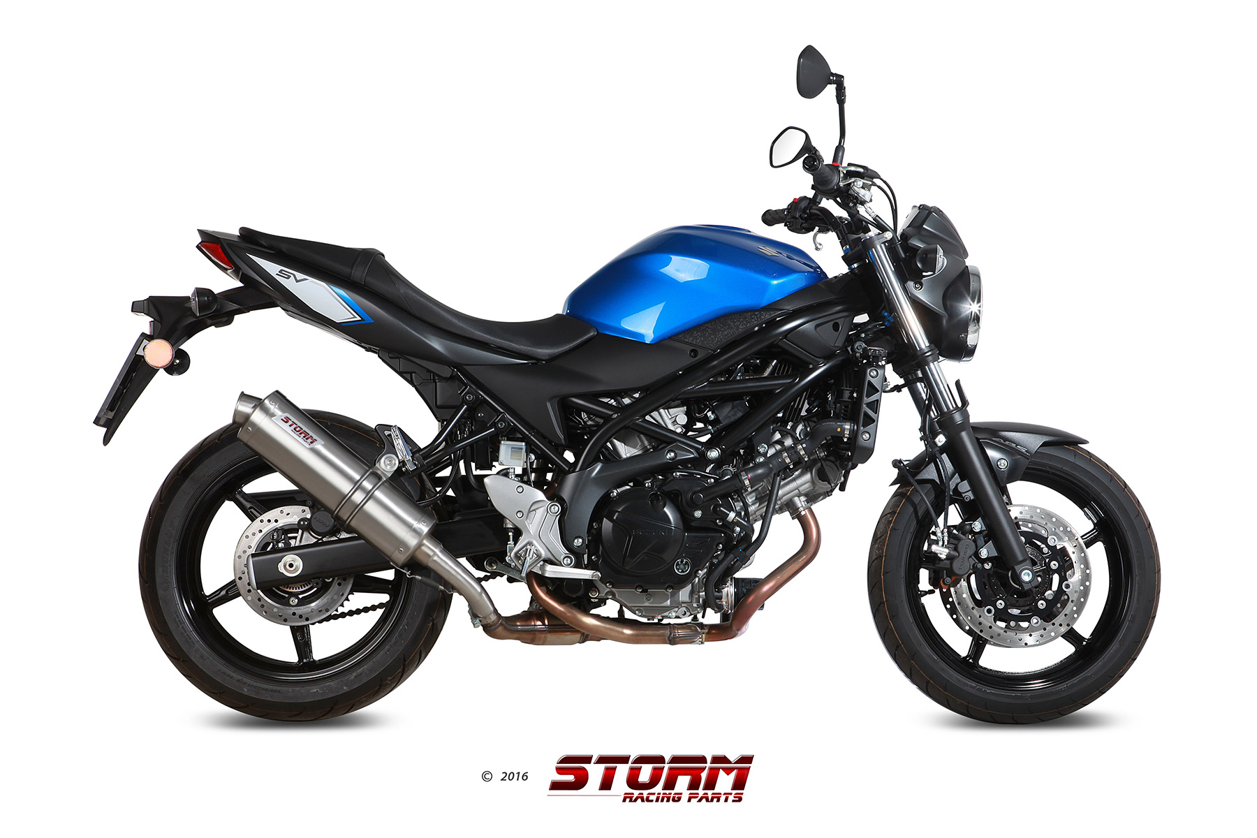 Scarico SUZUKI SV 650 Storm Oval Inox S.045.LX1