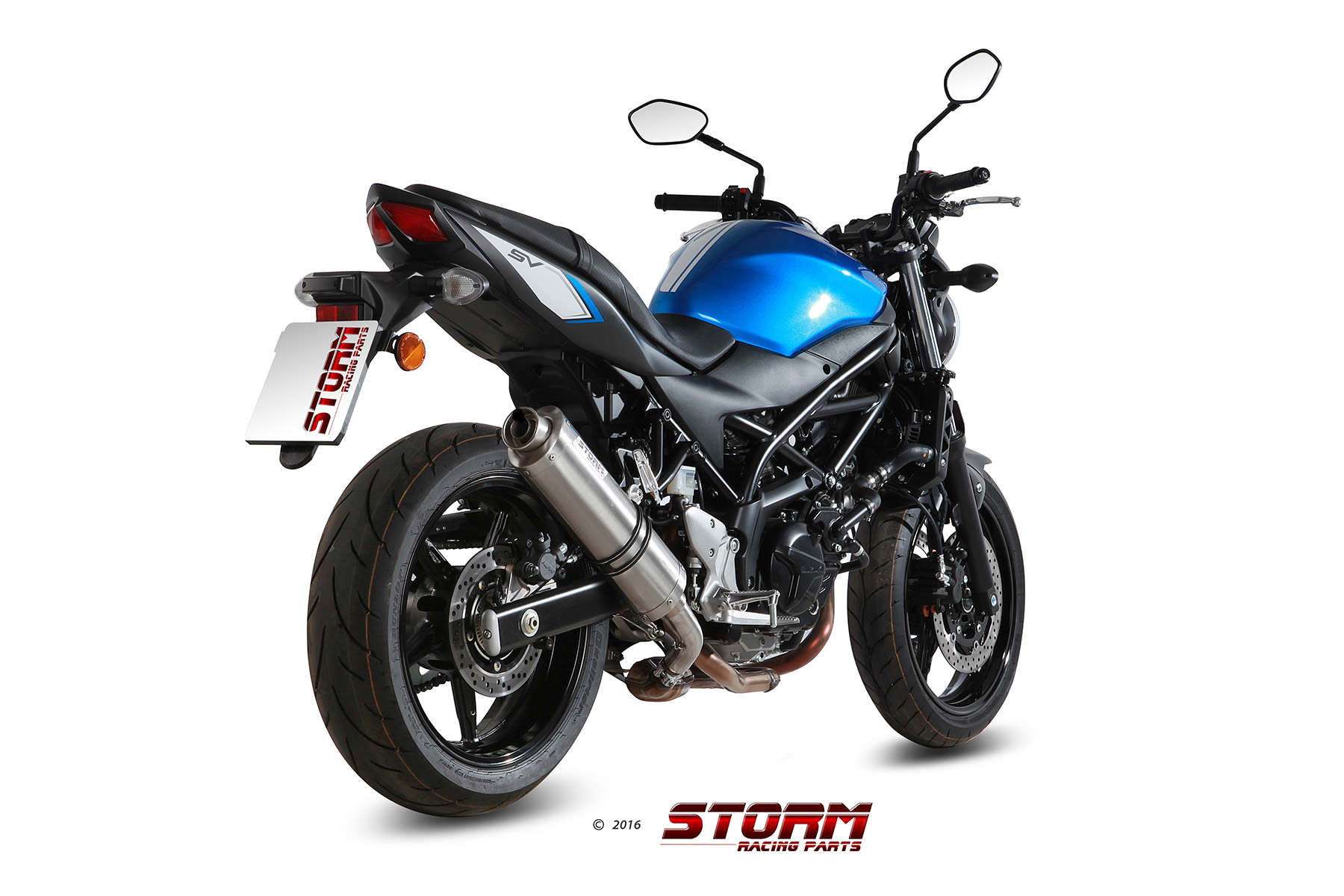 Scarico SUZUKI SV 650 Storm Oval Inox S.045.LX1