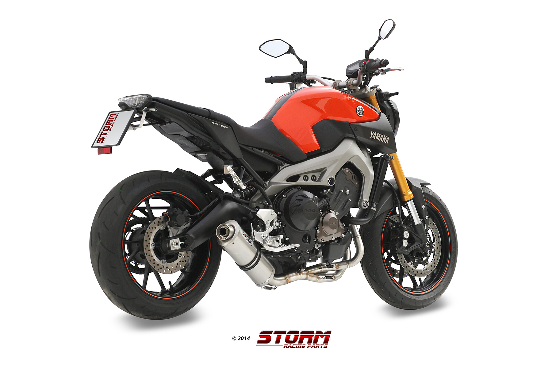 Scarico YAMAHA MT-09 / SP / FZ-09 Storm Oval Inox Y.042.LX1