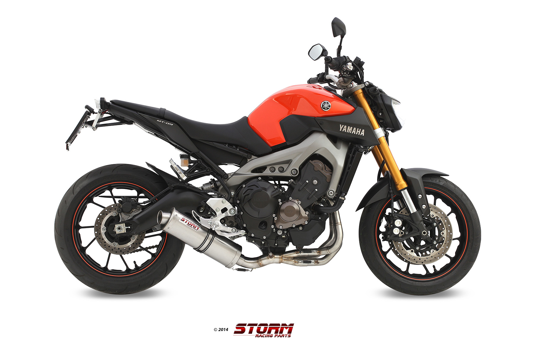 Scarico YAMAHA MT-09 / SP / FZ-09 Storm Oval Inox Y.042.LX1