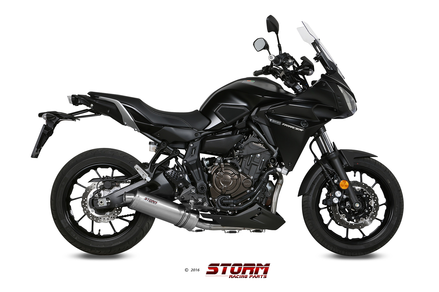 Scarico YAMAHA TRACER 700 / GT / TRACER 7 Storm Oval Inox Y.058.LX1