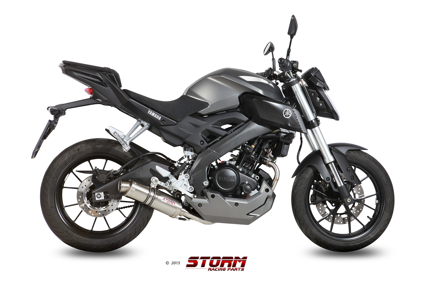 YAMAHA MT-125 Exhaust Storm Gp Stainless steel Y.047.LXS