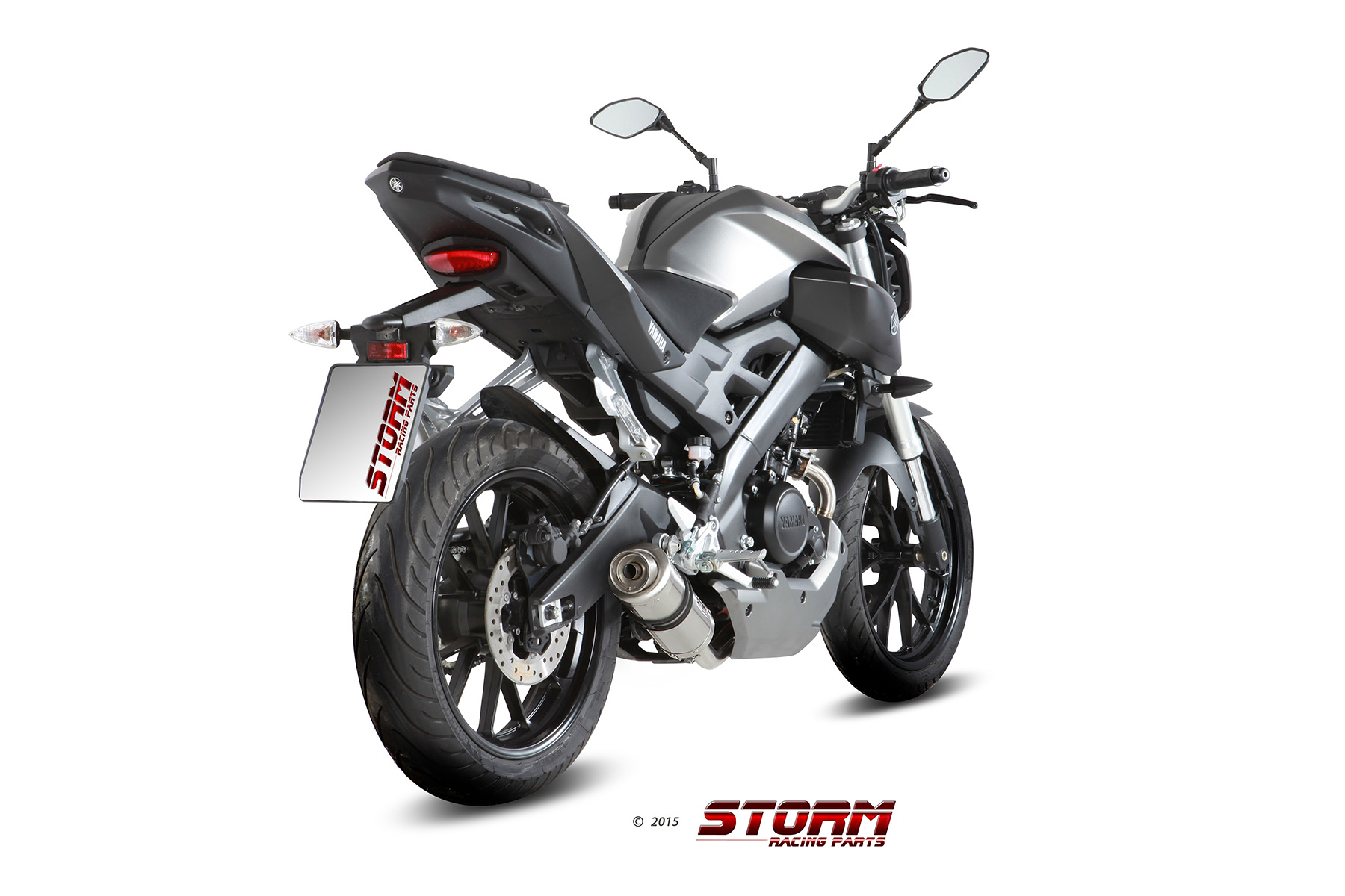 YAMAHA MT-125 Exhaust Storm Gp Stainless steel Y.047.LXS