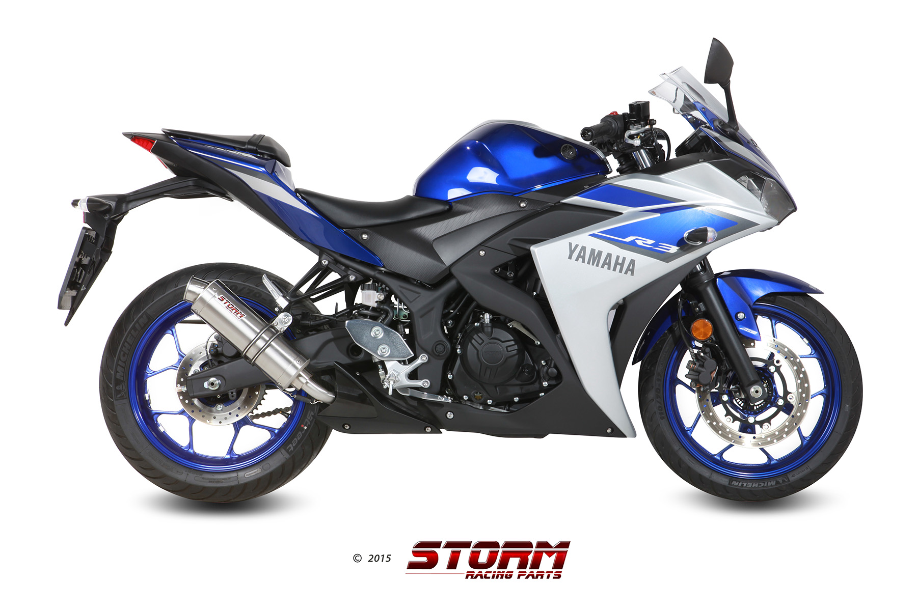 Scarico YAMAHA YZF R3 Storm Gp Inox Y.048.LXS