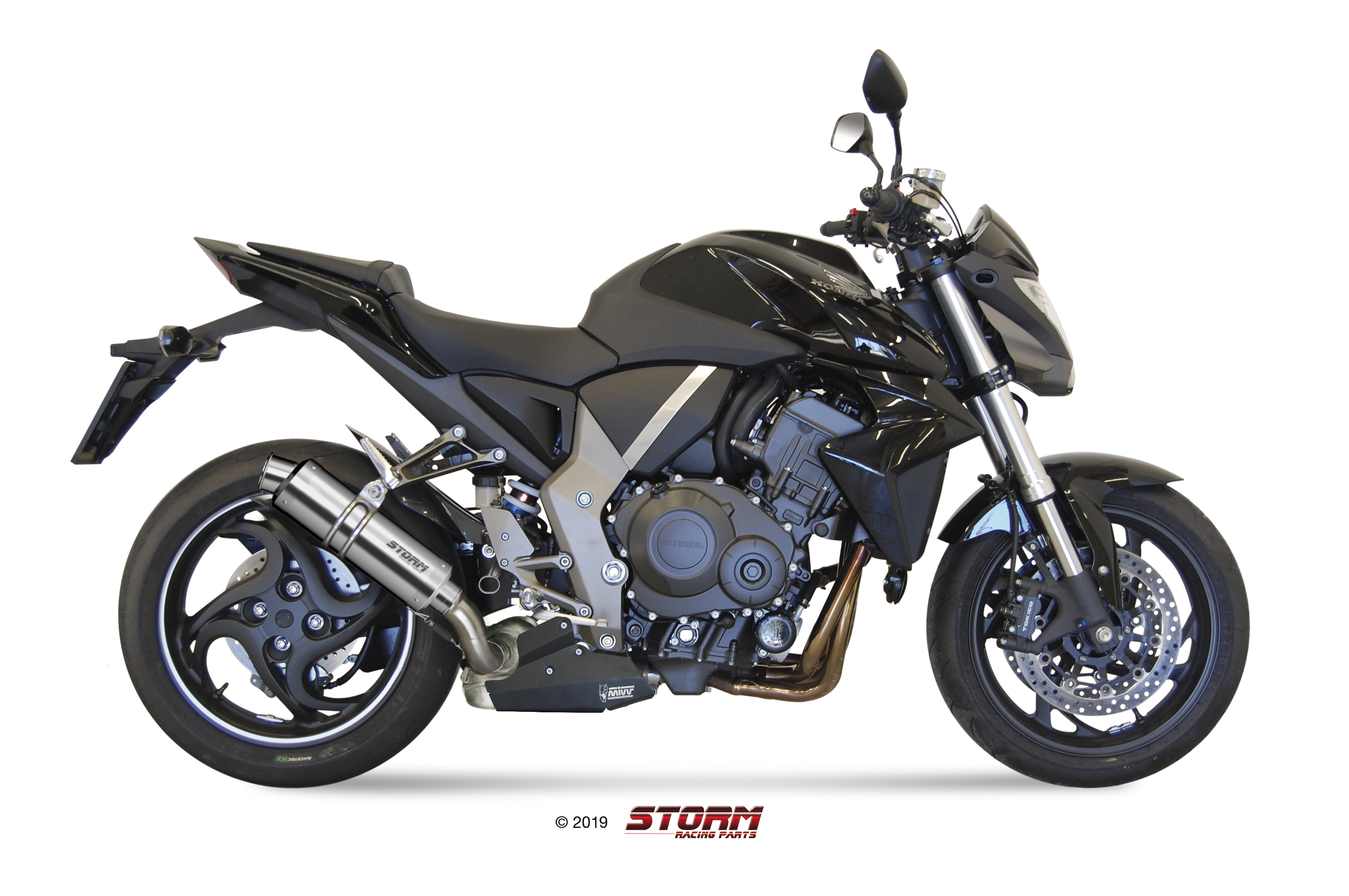 HONDA CB 1000 R Exhaust Storm Gp Stainless steel H.041.LXS