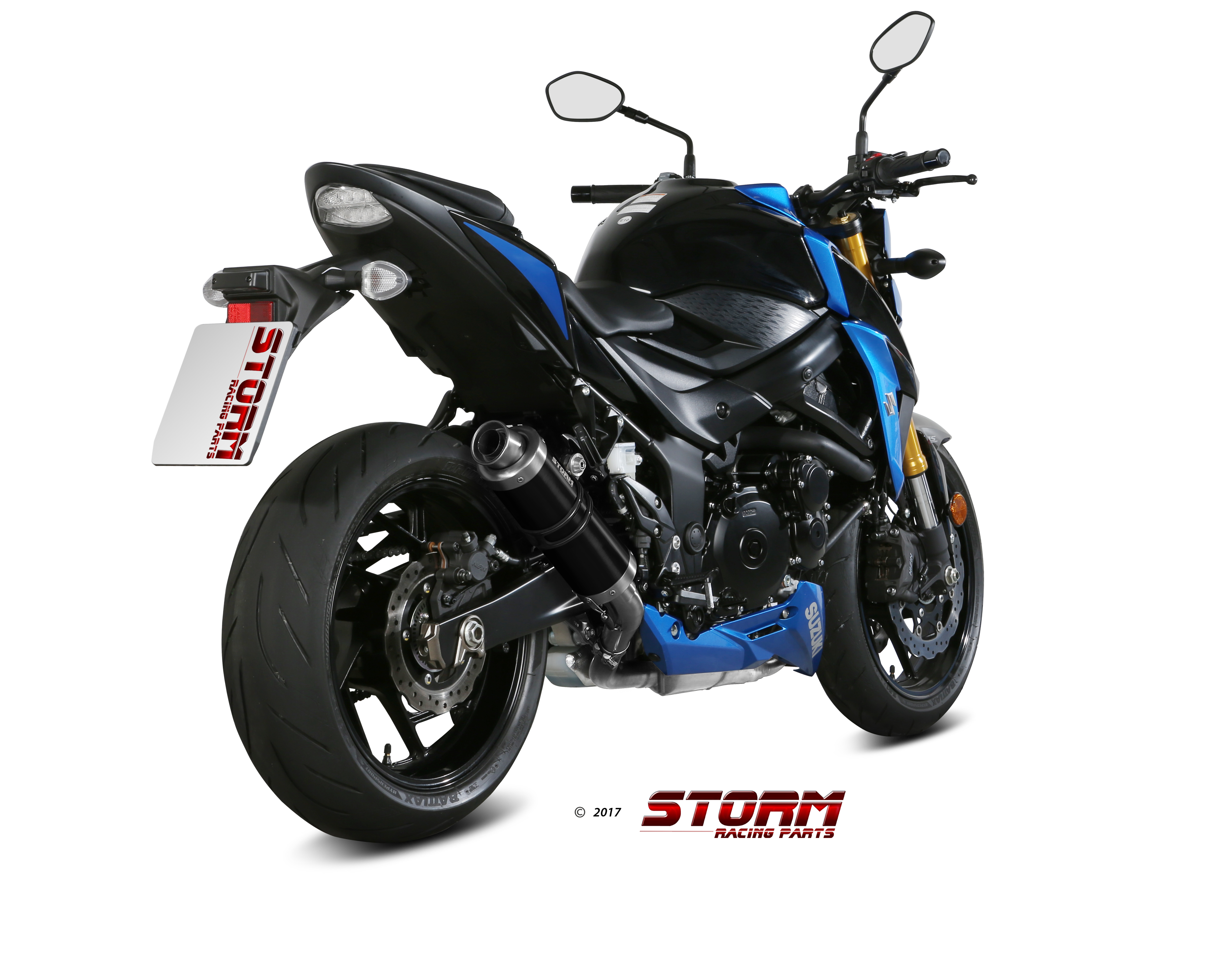 Scarico SUZUKI GSX-S 750 Storm Gp Inox Nero S.048.LXSB