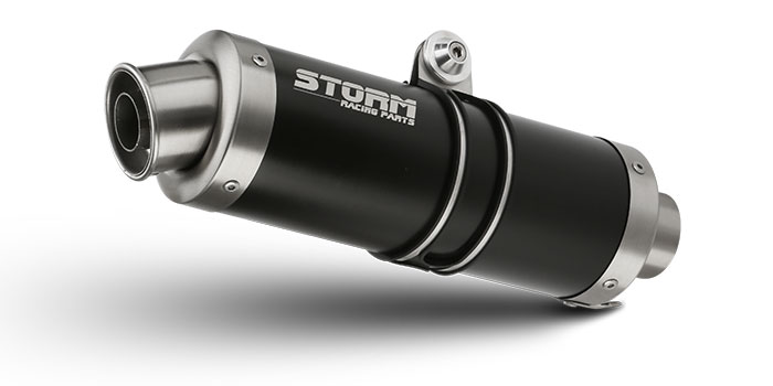 Storm GP Black Stainless Steel exhaust