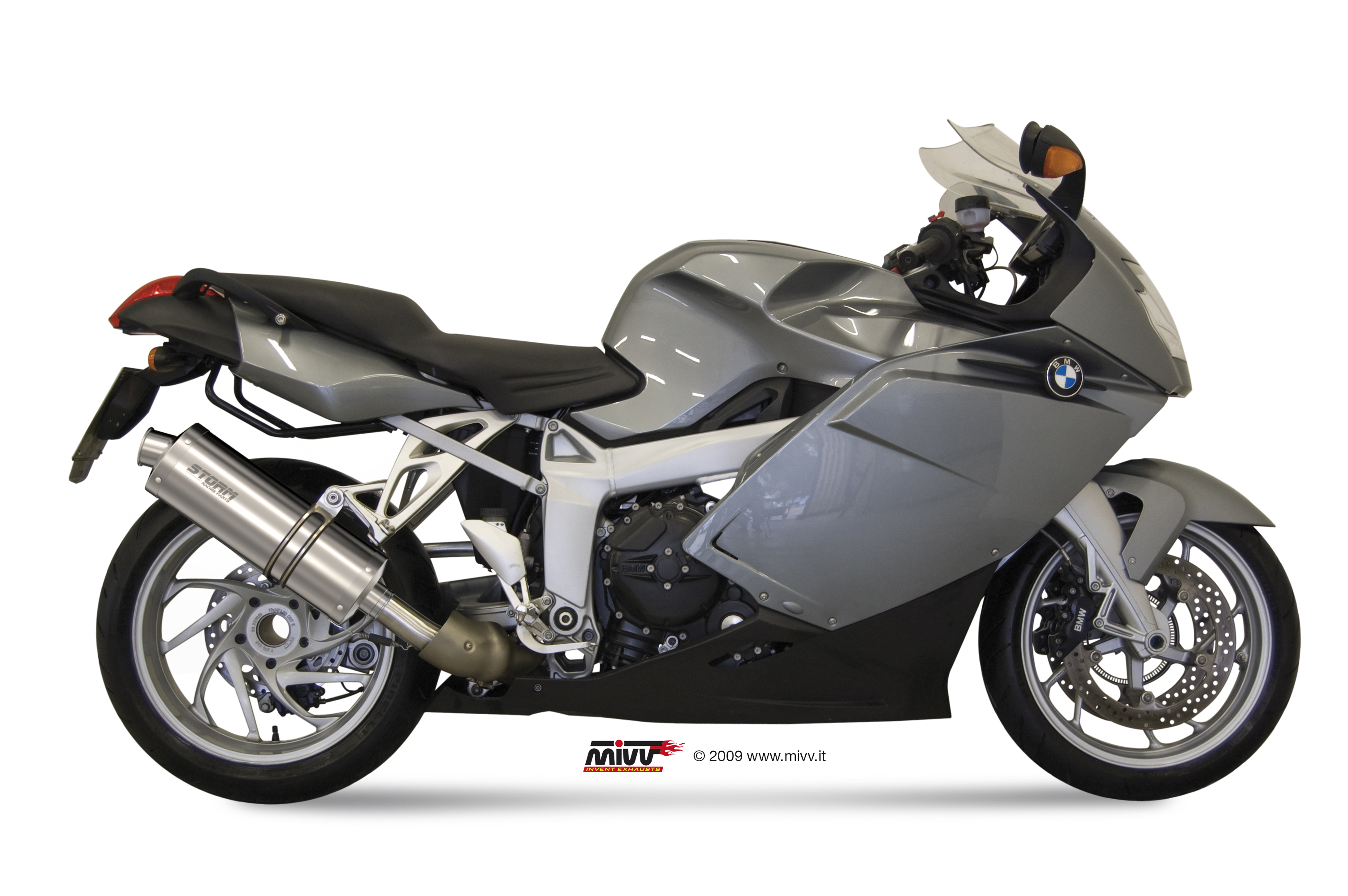 Scarico BMW K 1200 R / S / GT Storm Oval Inox B.003.LX2