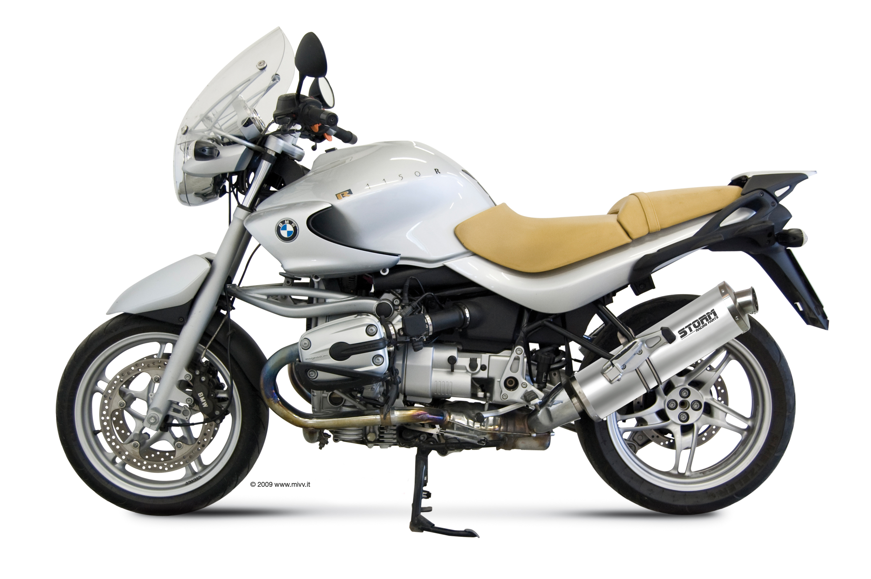 Scarico BMW R 1150 R Storm Oval Inox B.009.LX2