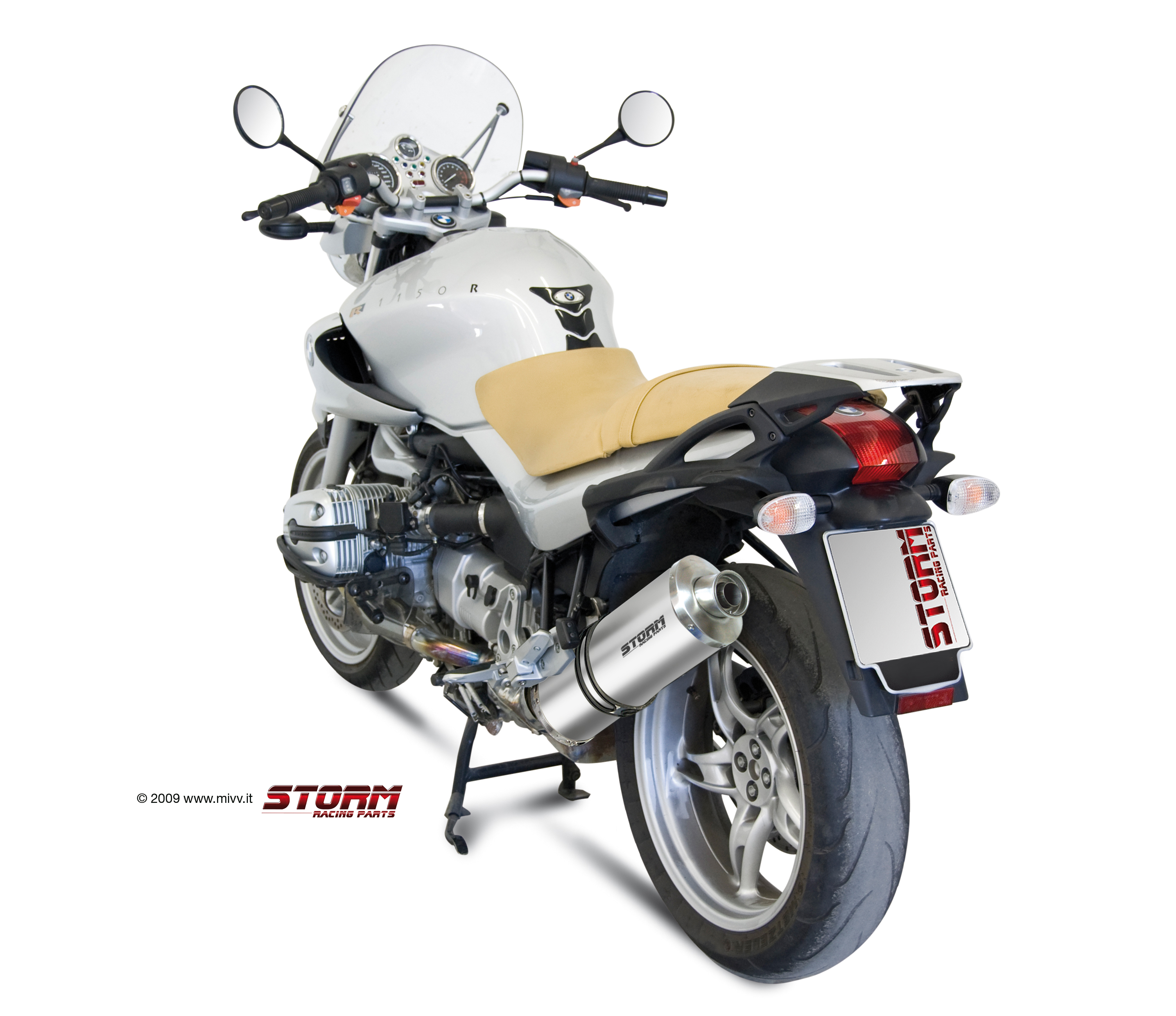 Scarico BMW R 1150 R Storm Oval Inox B.009.LX2