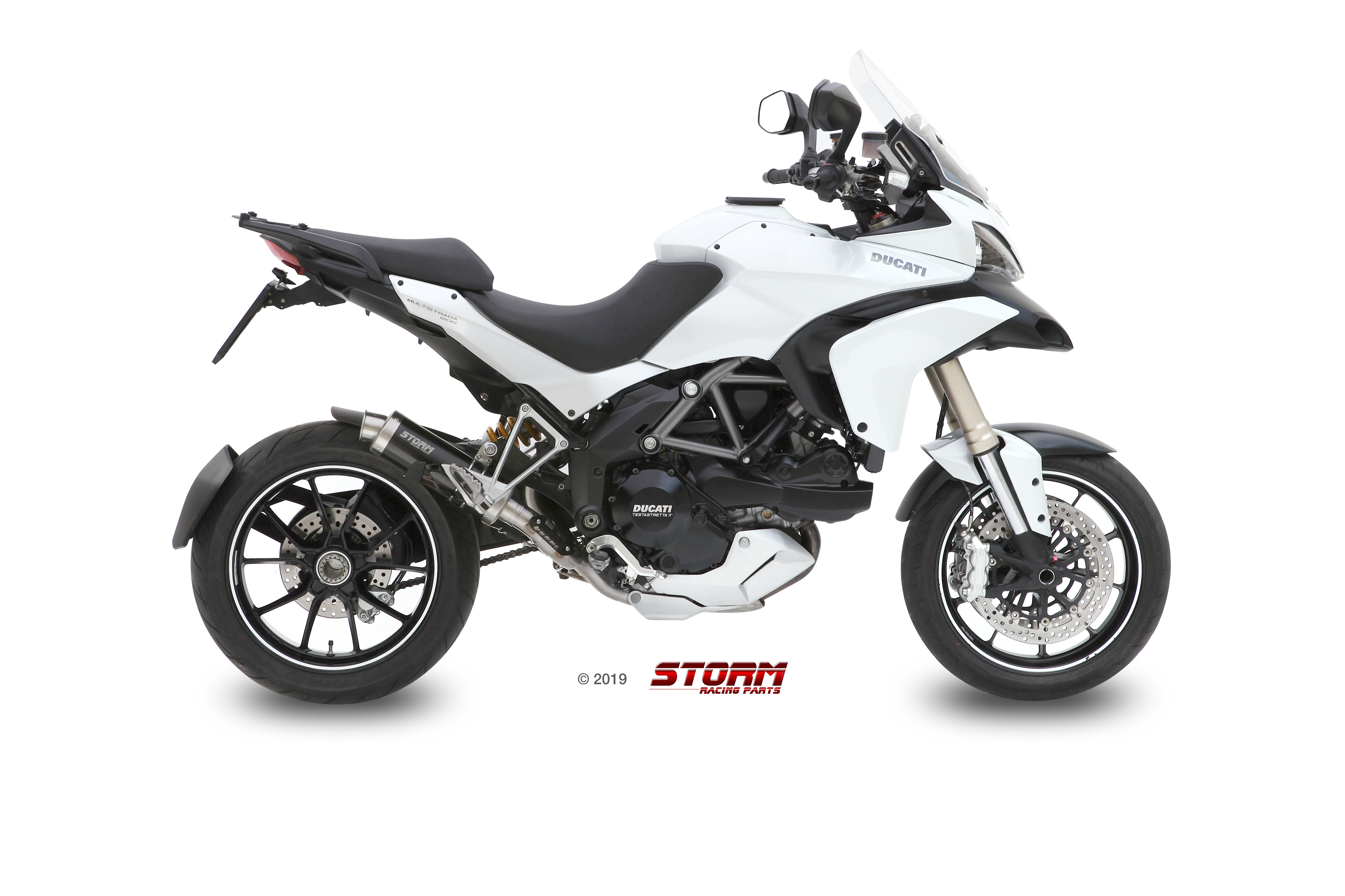 Scarico DUCATI MULTISTRADA 1200 Storm Gp Inox Nero D.027.LXSB