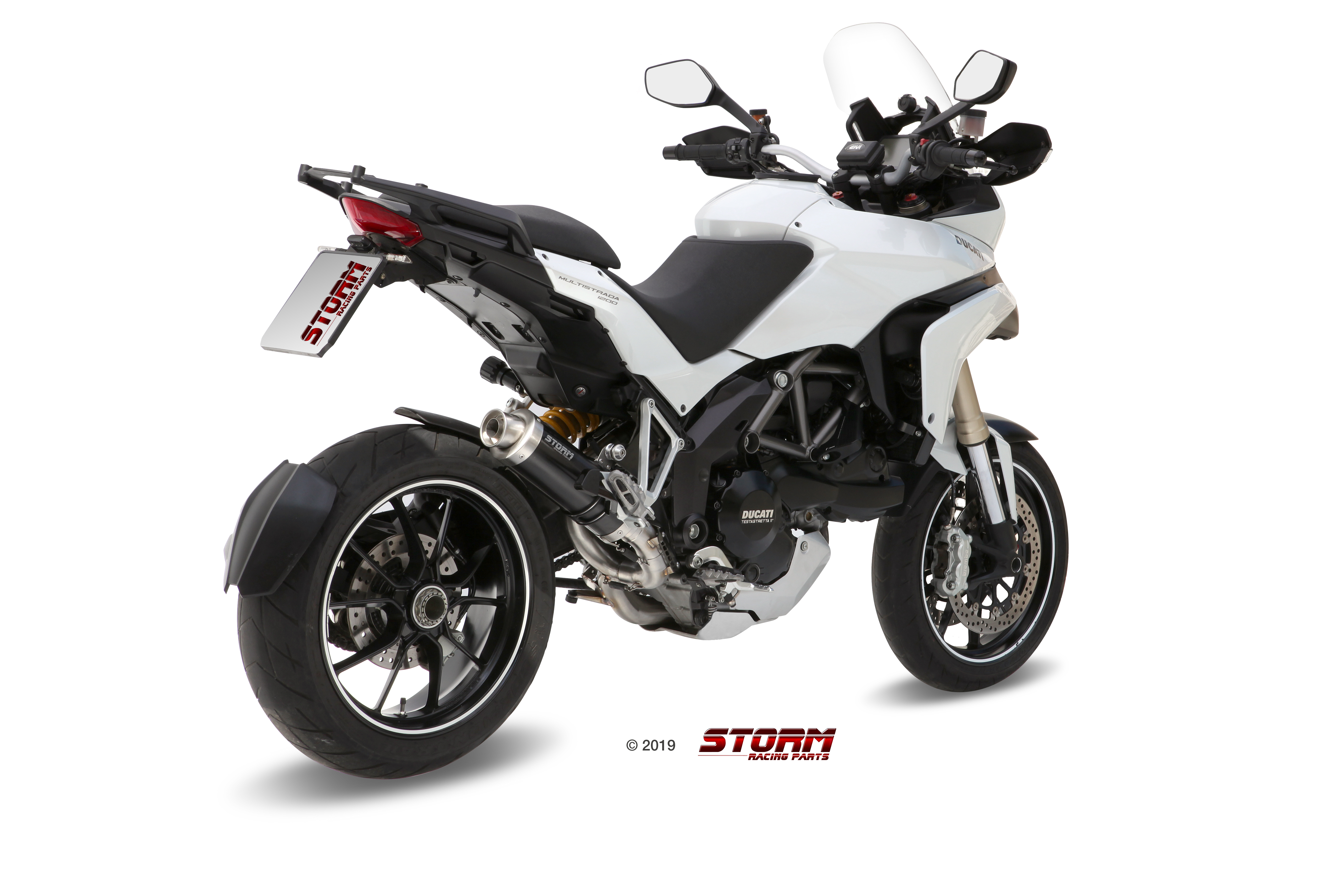 Scarico DUCATI MULTISTRADA 1200 Storm Gp Inox Nero D.027.LXSB