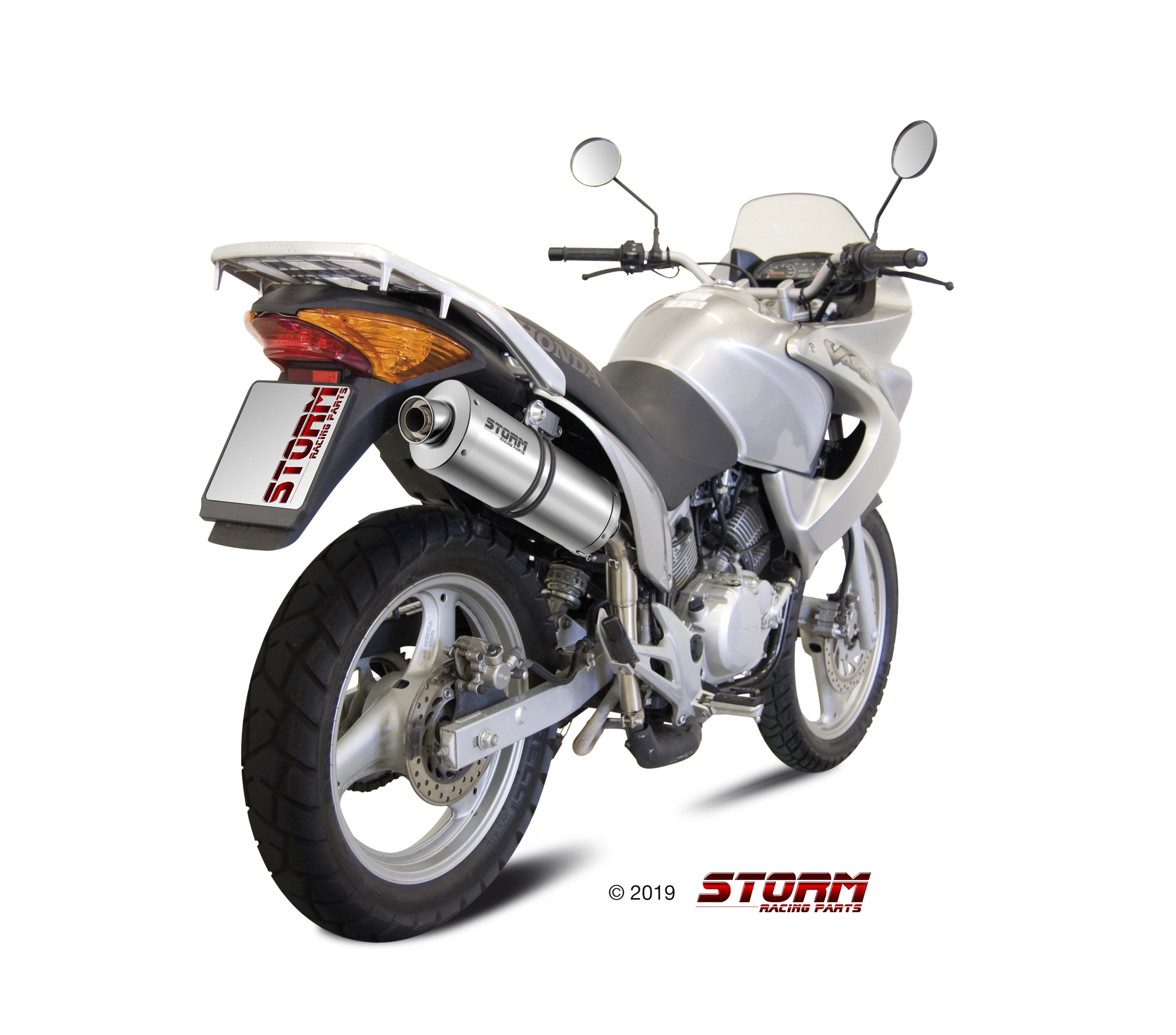 Scarico Honda XL 125 VARADERO Storm Oval Inox H.044.LX1