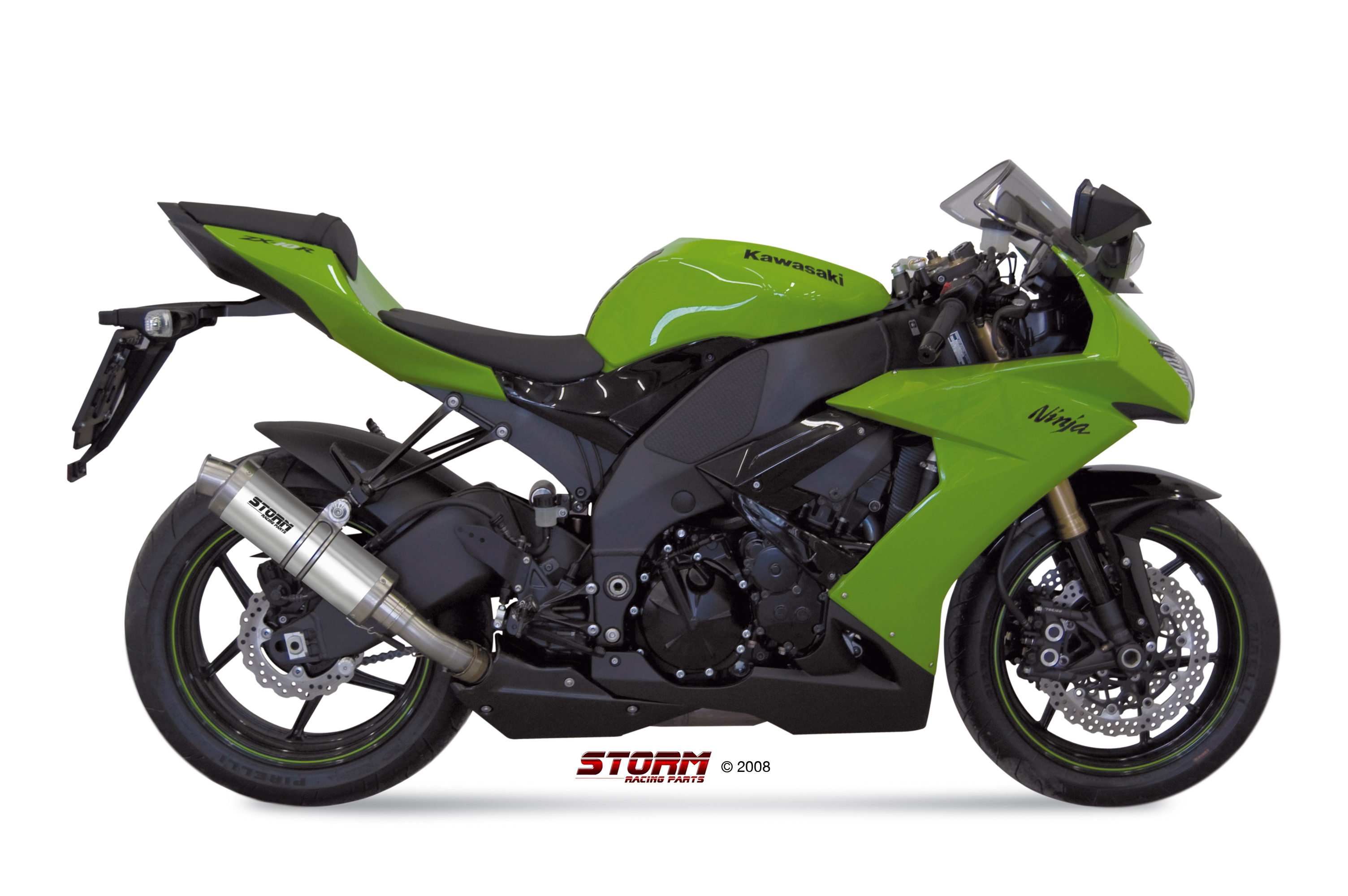 Scarico KAWASAKI ZX-10 R Storm Gp Inox K.021.LXS