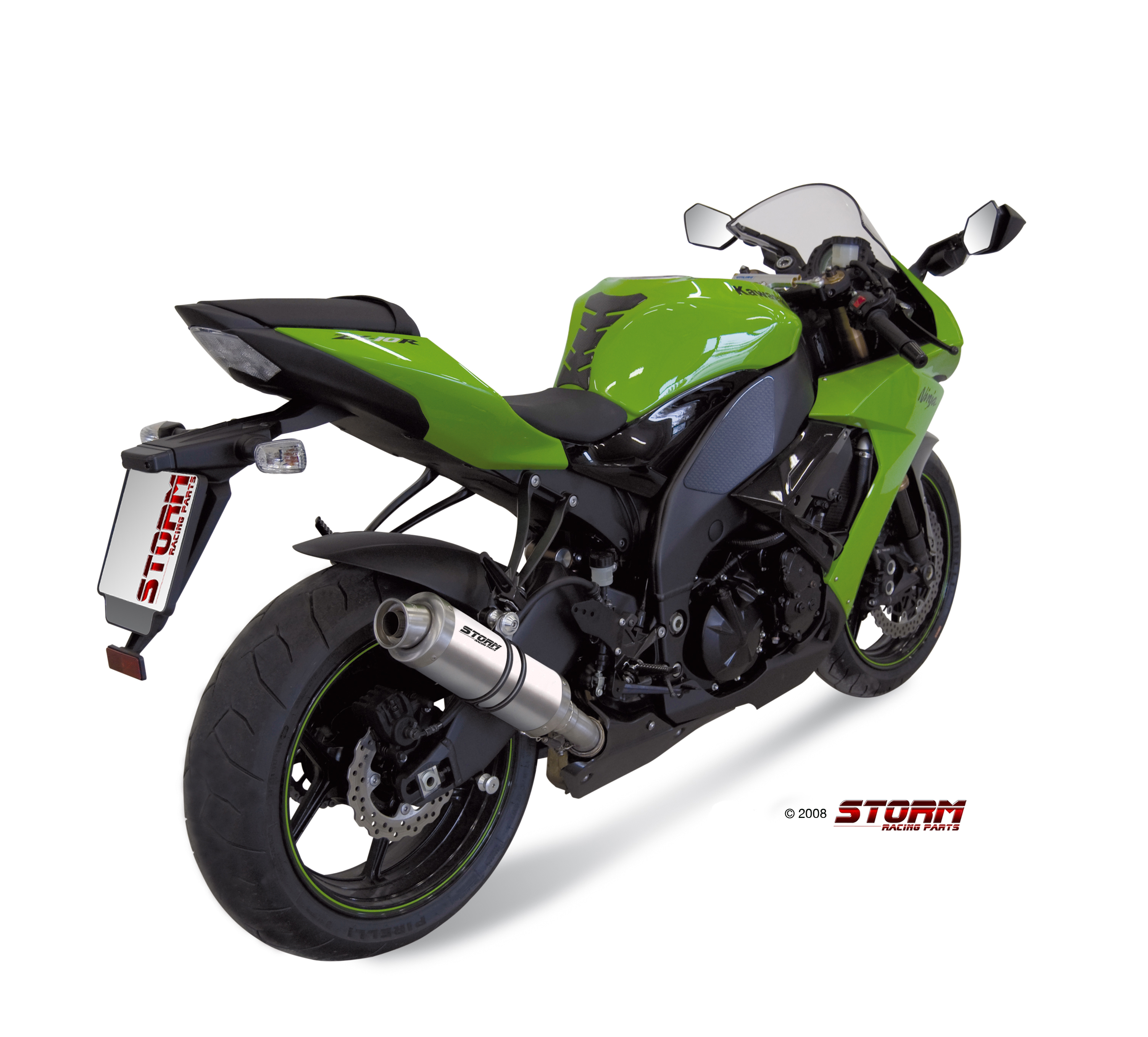 Scarico KAWASAKI ZX-10 R Storm Gp Inox K.021.LXS