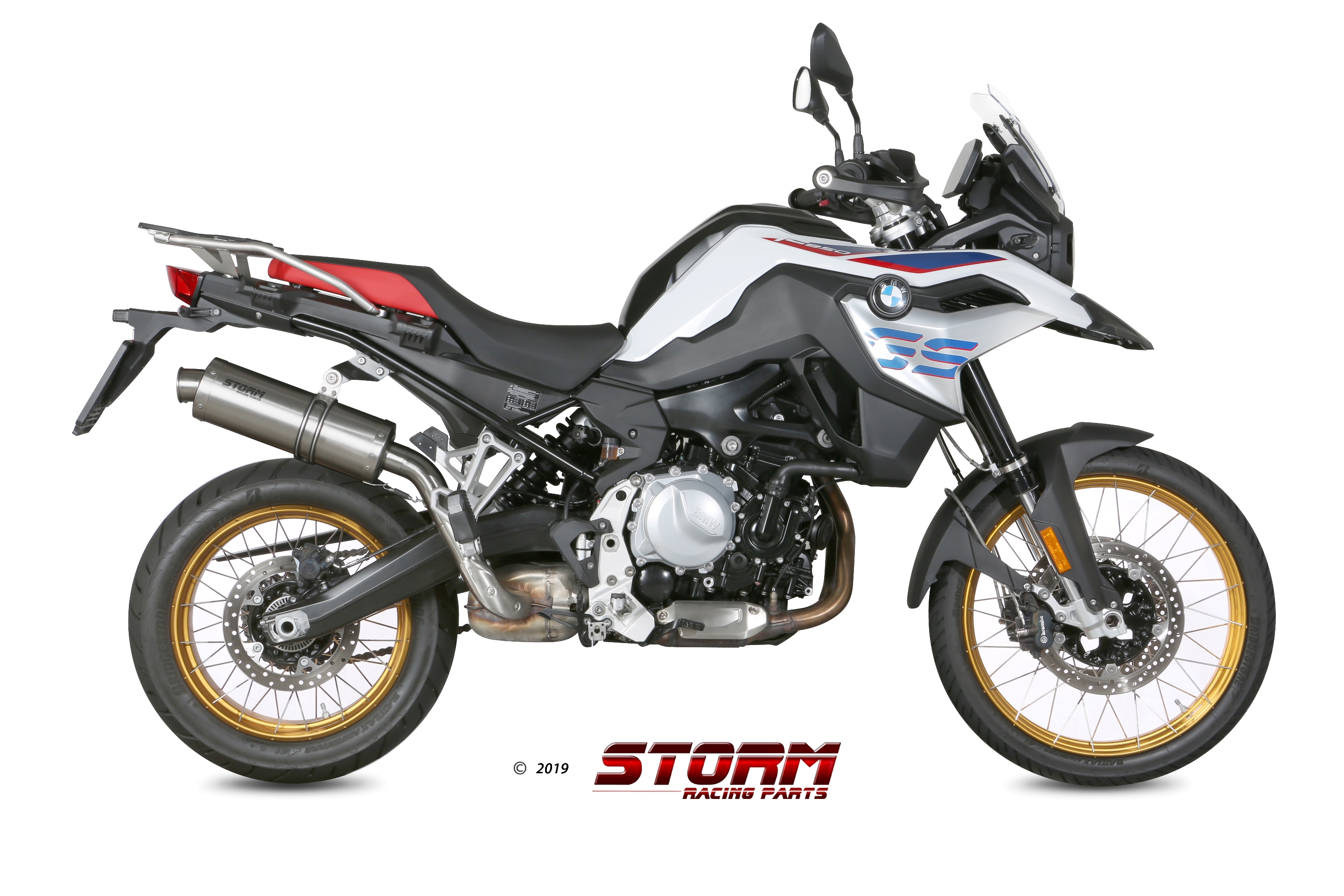 Scarico BMW F 850 GS Storm Oval Inox B.033.LX1