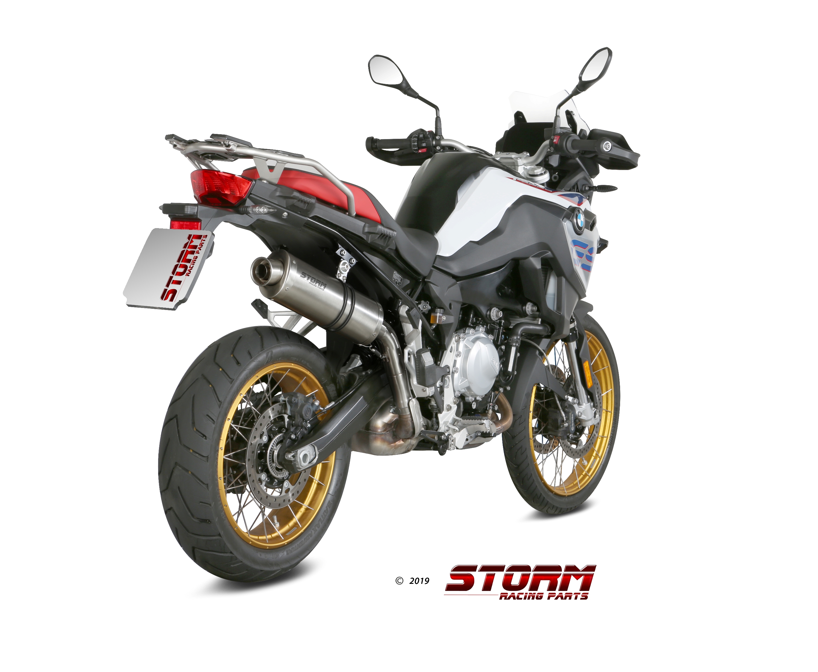 Scarico BMW F 850 GS Storm Oval Inox B.033.LX1