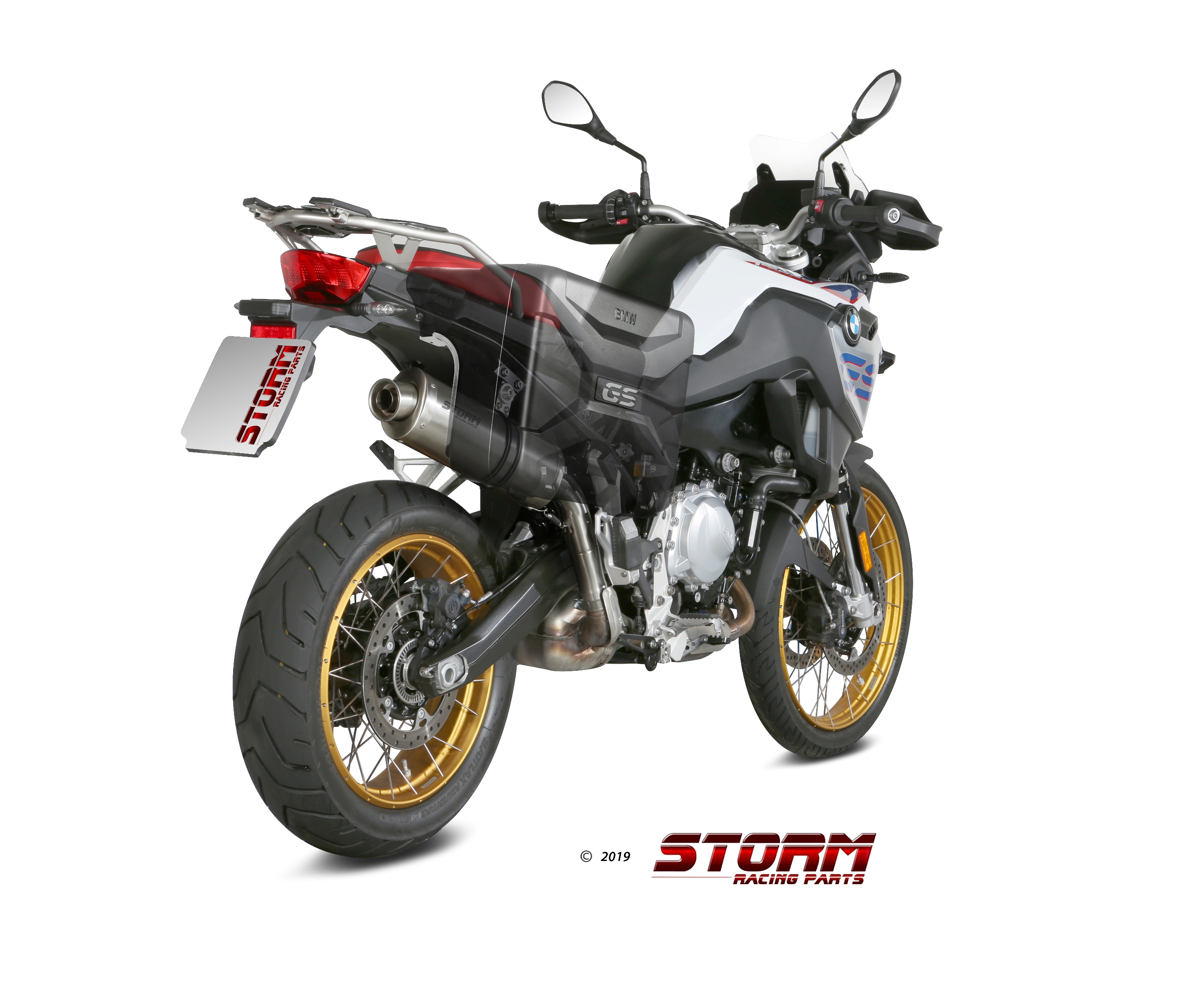 Scarico BMW F 850 GS Storm Oval Inox B.033.LX1